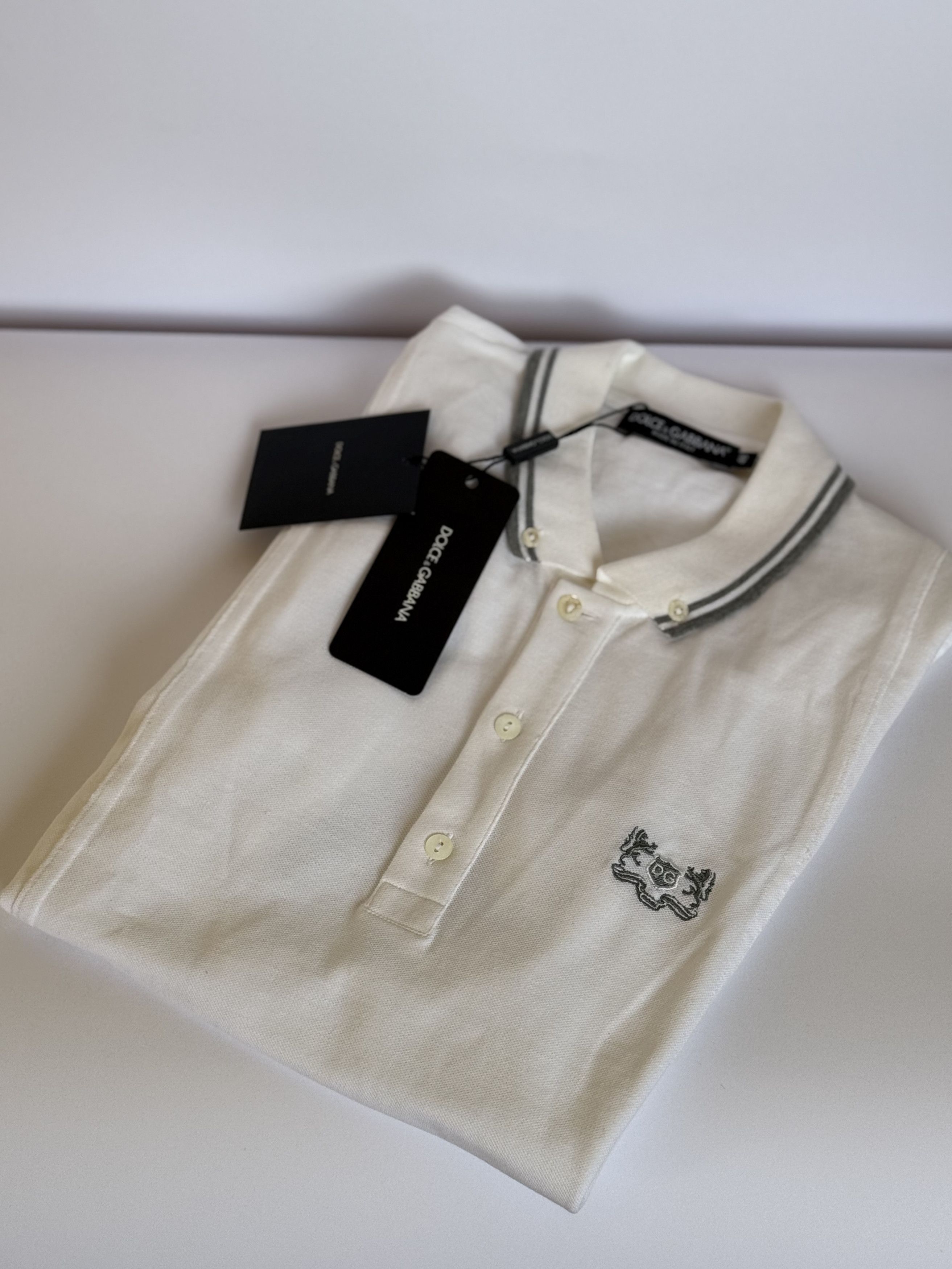 Dolce & Gabbana Dolce Gabbana Polo logo Size US M / EU 48-50 / 2 - 2 Thumbnail