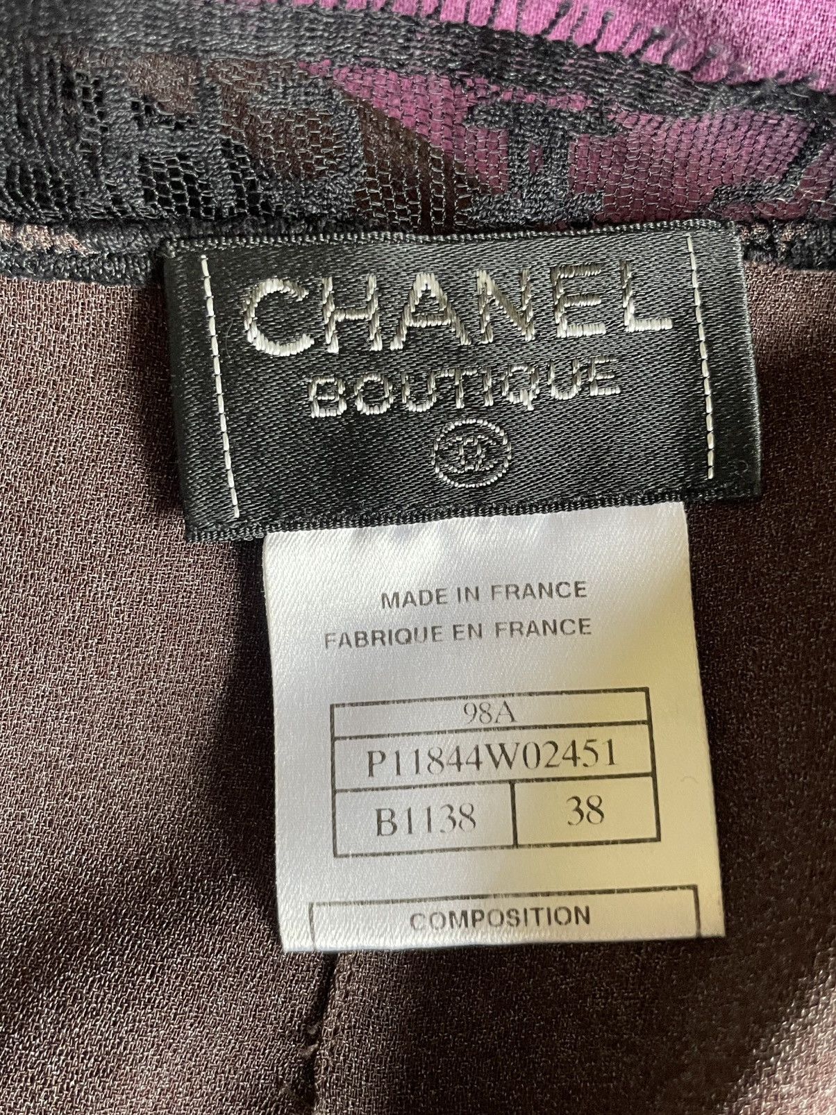 Chanel CHANEL SET TOP AND SKIRT LOGO CC MONOGRAM Size 27" / US 4 / IT 40 - 15 Thumbnail