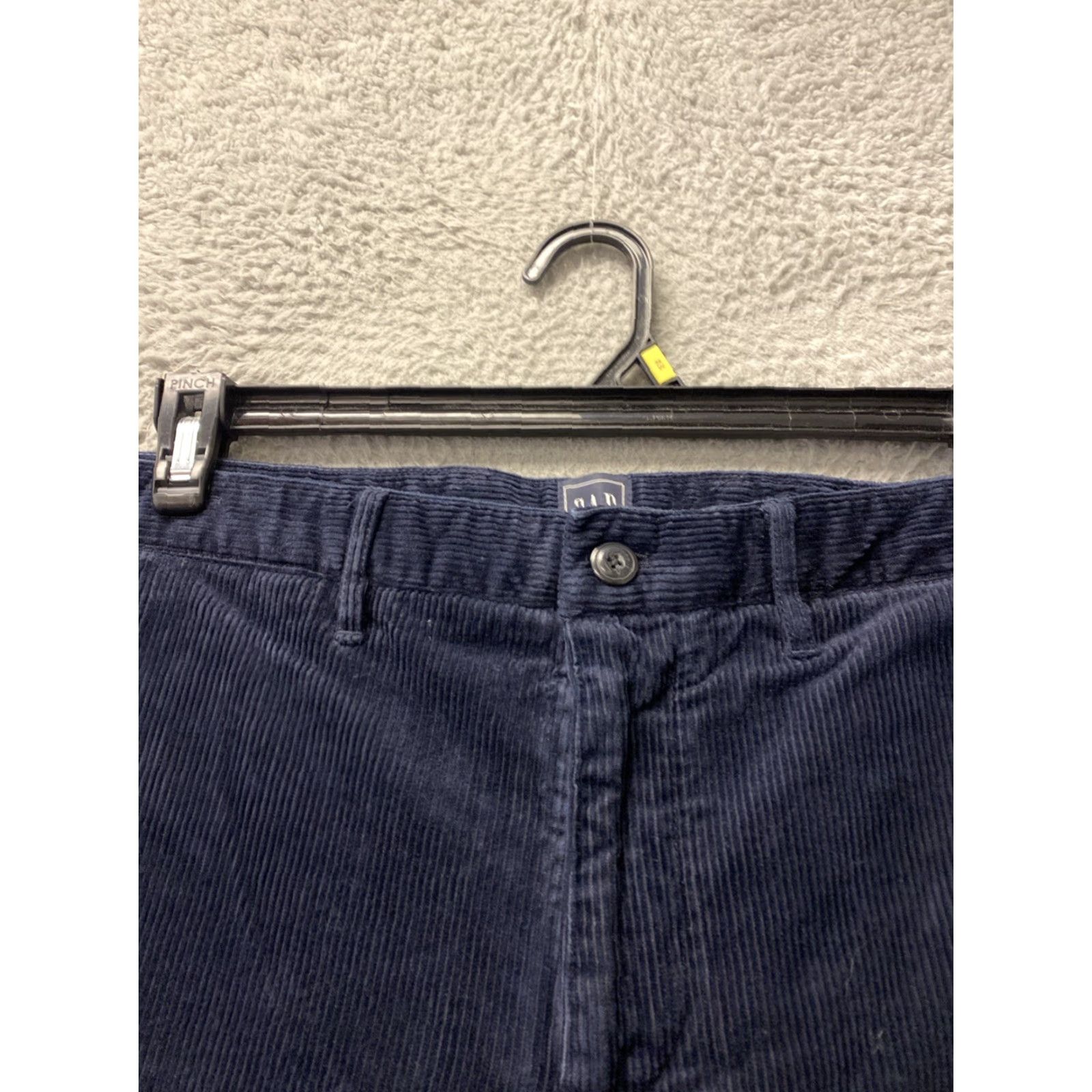 Gap GAP Navy Corduroy Pants Men Size 34 Slim Tapered Casual Dress Pants Activewear Size US 34 / EU 50 - 2 Thumbnail