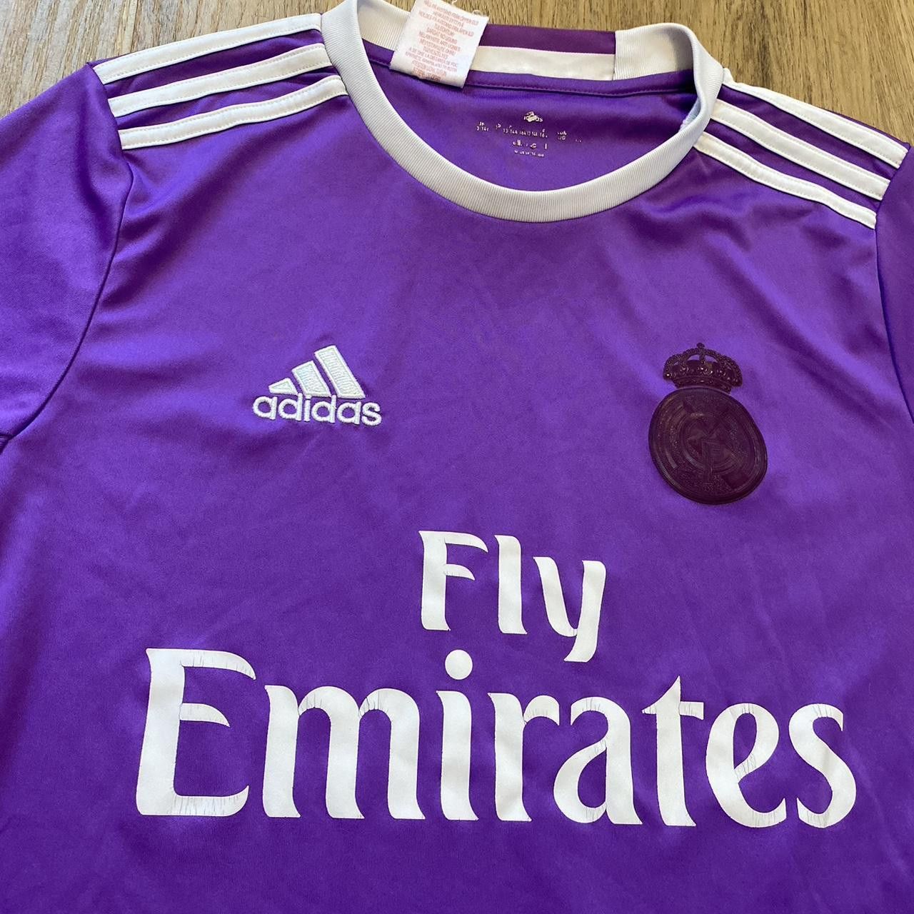 Adidas 2016-17 Real Madrid Adidas Away Fly Emirates Ronaldo Size US S / EU 44-46 / 1 - 3 Thumbnail