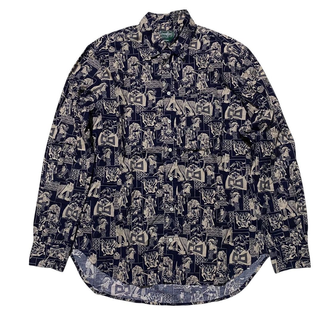 Gitman Bros. Vintage Gitmanbros vintage japan kabuki shirt Size US L / EU 52-54 / 3 - 1 Thumbnail