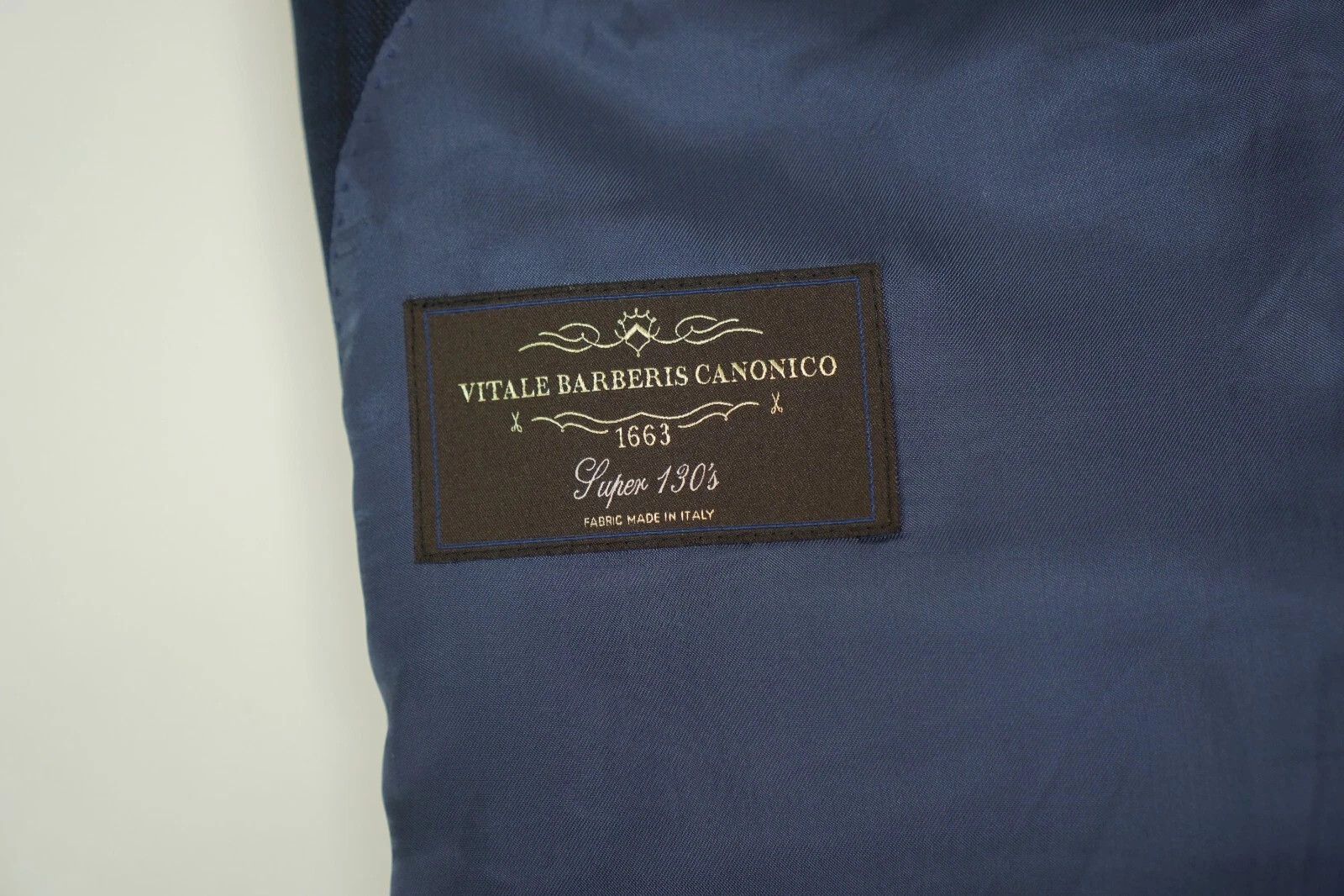 Suitsupply Men Suitsupply Blazer La Spalla Wool Navy Blue 114 UK/US48L Size 48L - 4 Thumbnail