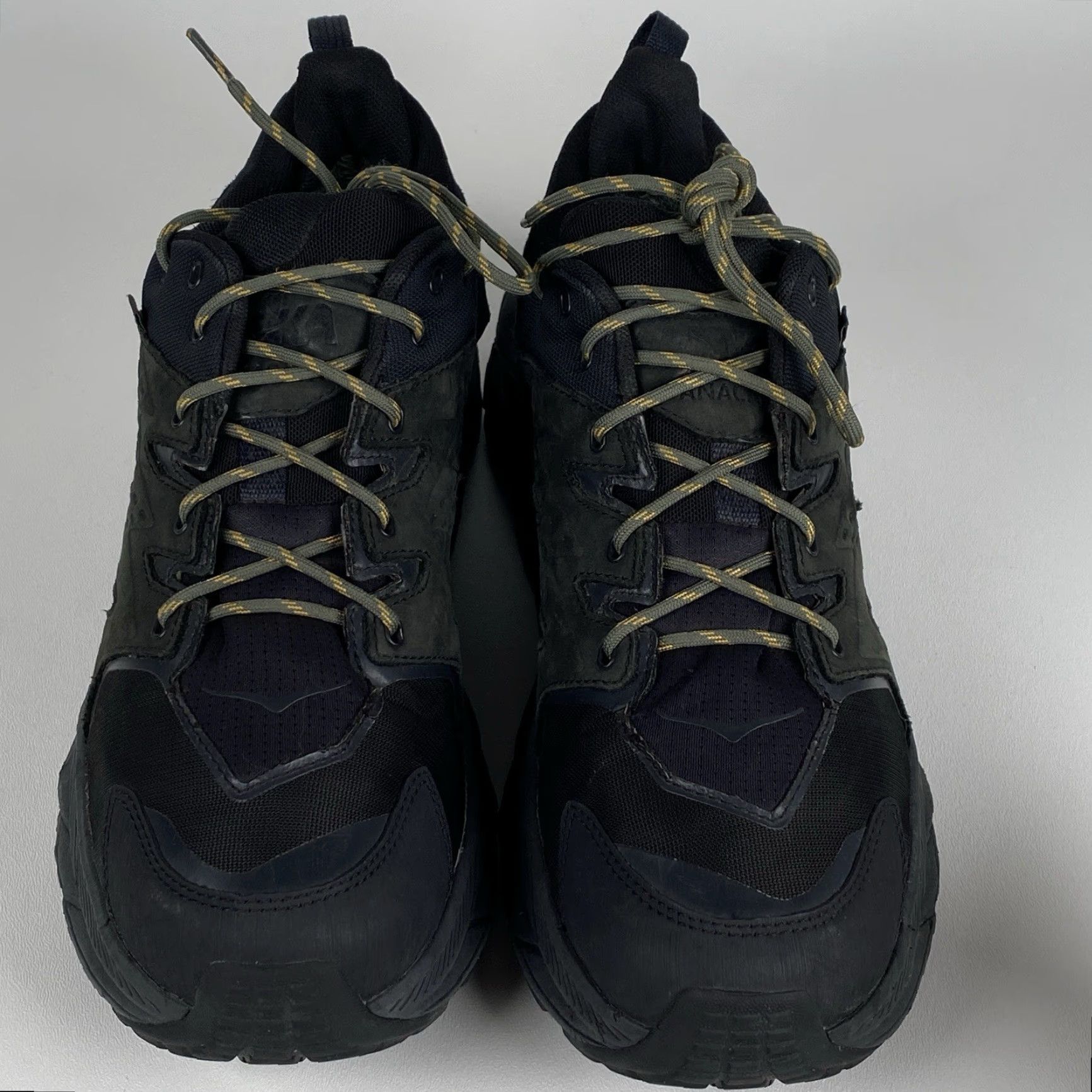 Vintage Hoka One One Anacapa GORE-TEX Low GTX Hiking Sneaker Men Black 12D Spring Size ONE SIZE - 2 Thumbnail