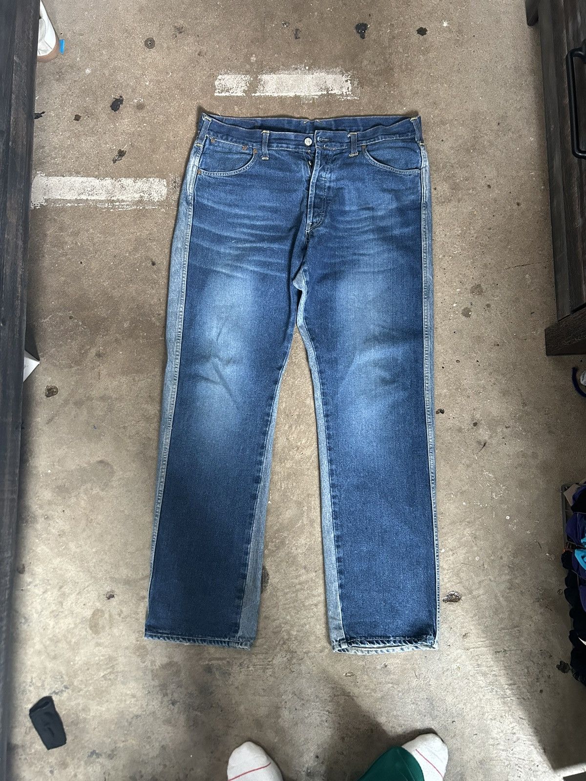 image of Evisu Jeans in Blue, Men's (Size 36)