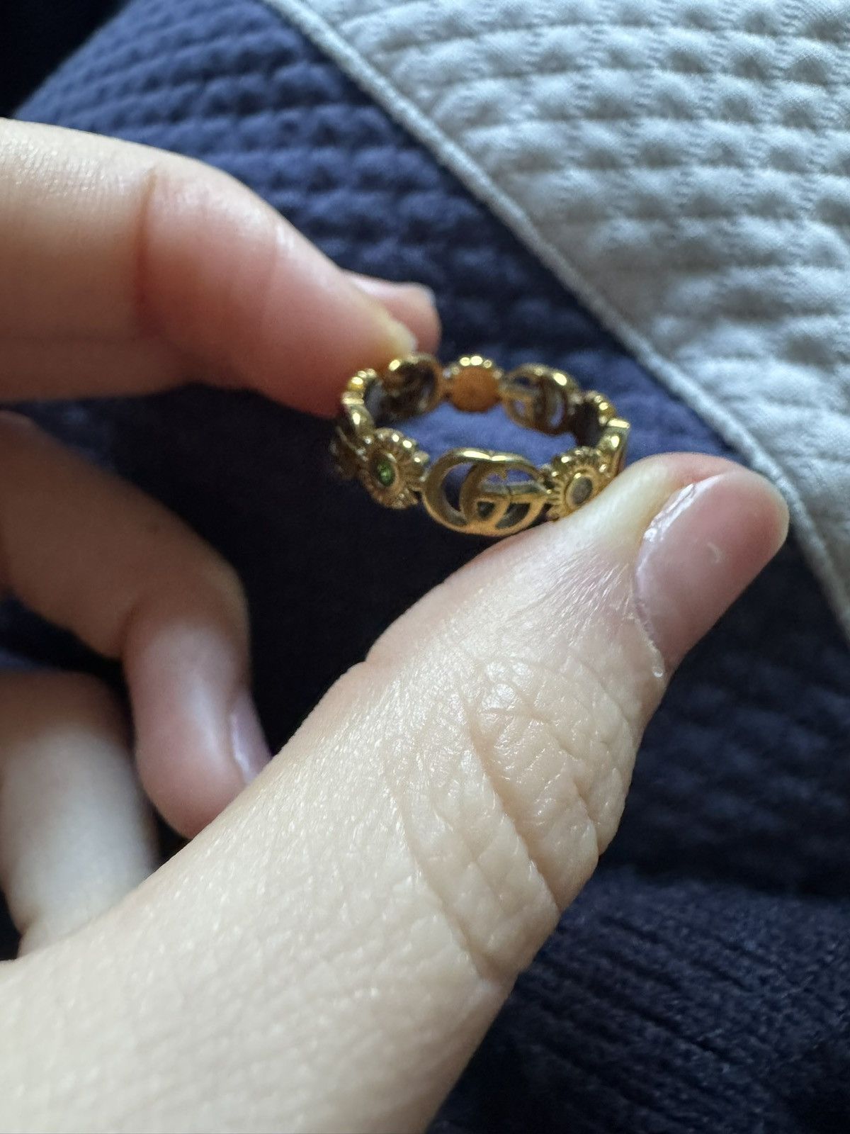 Gucci Gucci GG gold ring Size ONE SIZE - 5 Thumbnail