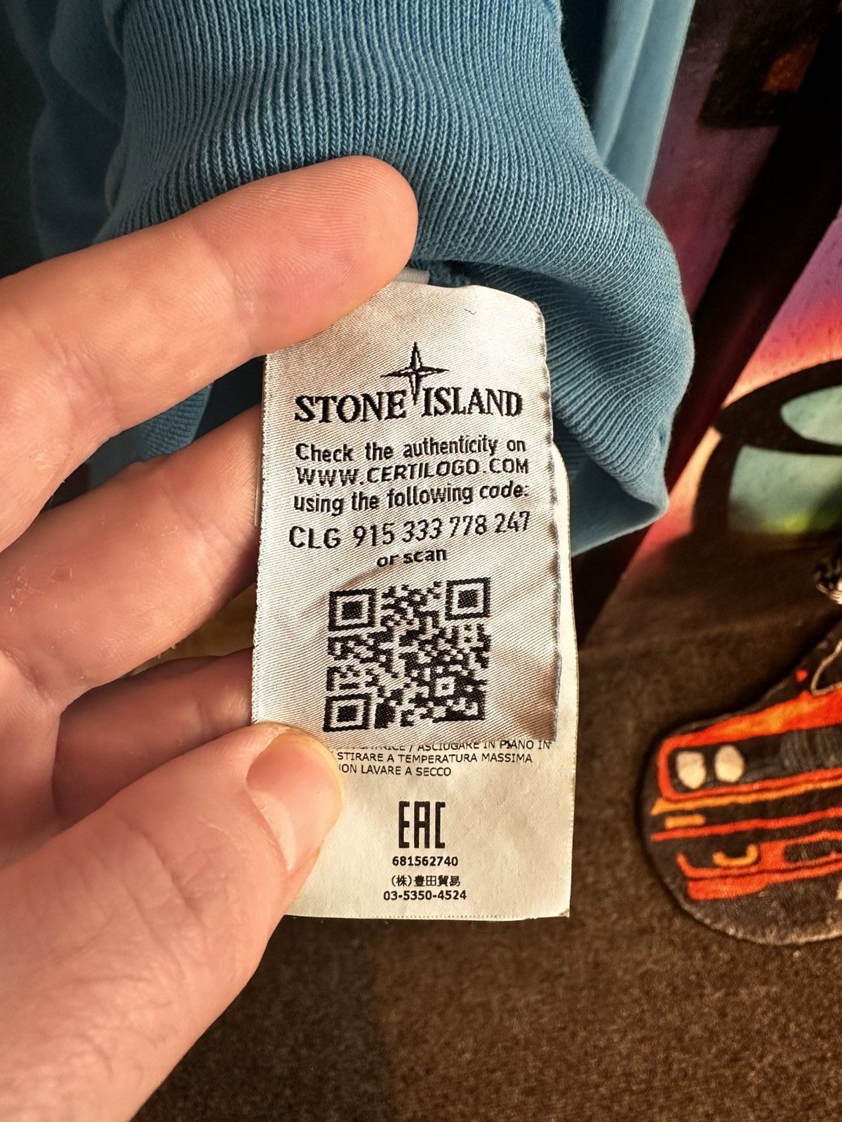 Stone Island Classic Stone Island crewneck turquoise Size US XL / EU 56 / 4 - 5 Thumbnail