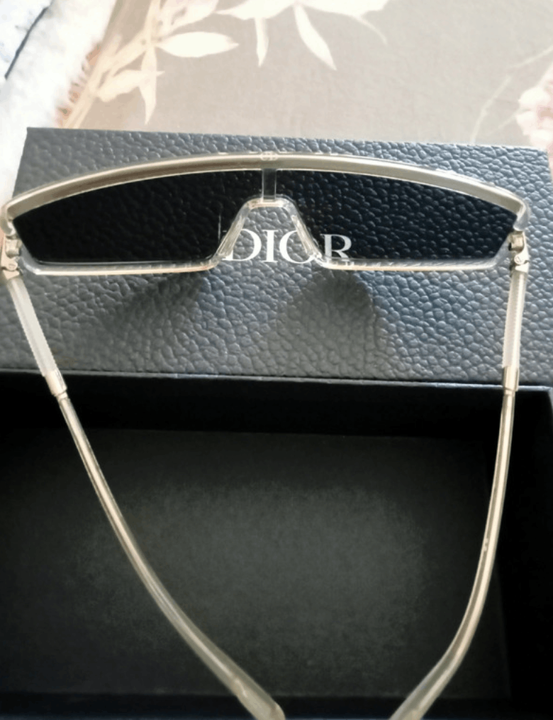 Christian Dior Monsieur × Dior × Vintage DIOR Sunglasses Mercure Wrap Shield Mask Ski Bike Pop Size ONE SIZE - 3 Thumbnail