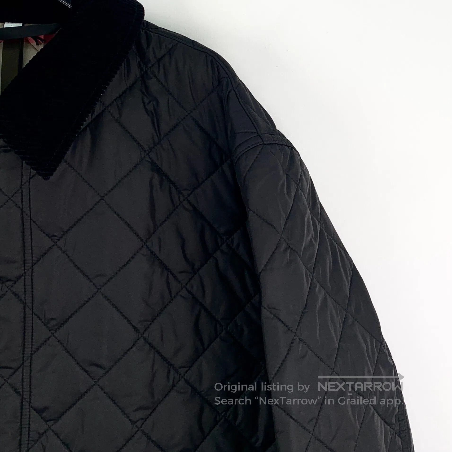 Burberry Burberry Black Diamond Pattern Collared Single Breasted Lo Size US L / EU 52-54 / 3 - 3 Thumbnail