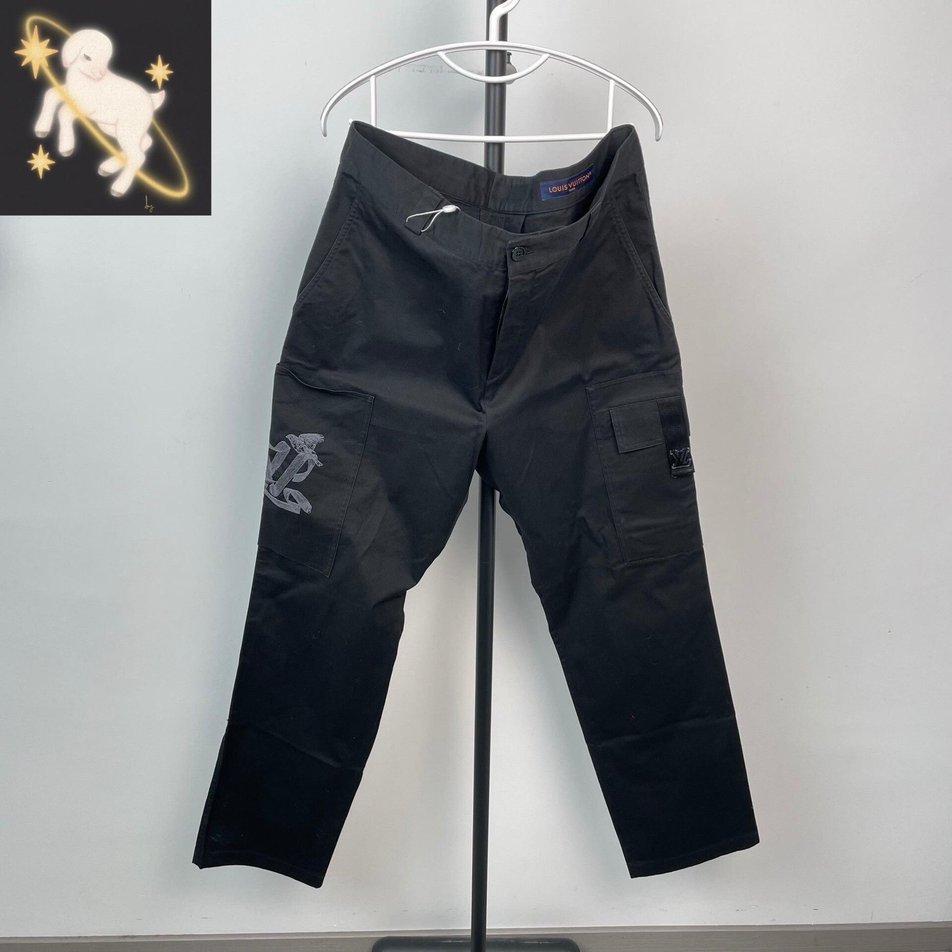 Louis Vuitton Louis Vuitton Black Casual Pants L Men Size US 34 / EU 50 - 1 Thumbnail