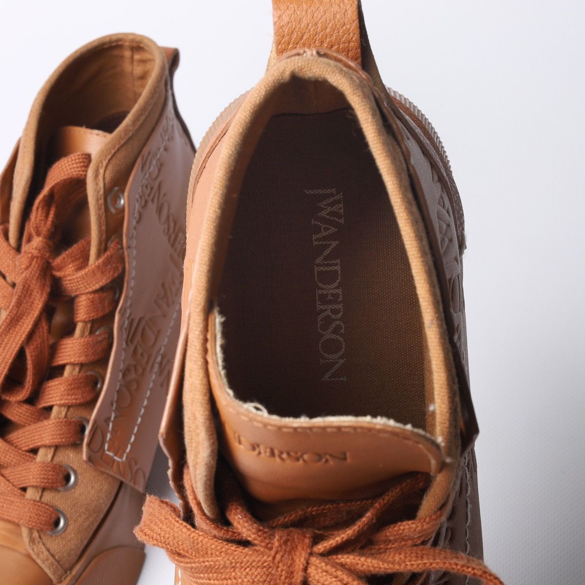 JW Anderson J.W Anderson high Top Brown Sneakers Boots Size US 9 / IT 39 - 16 Thumbnail