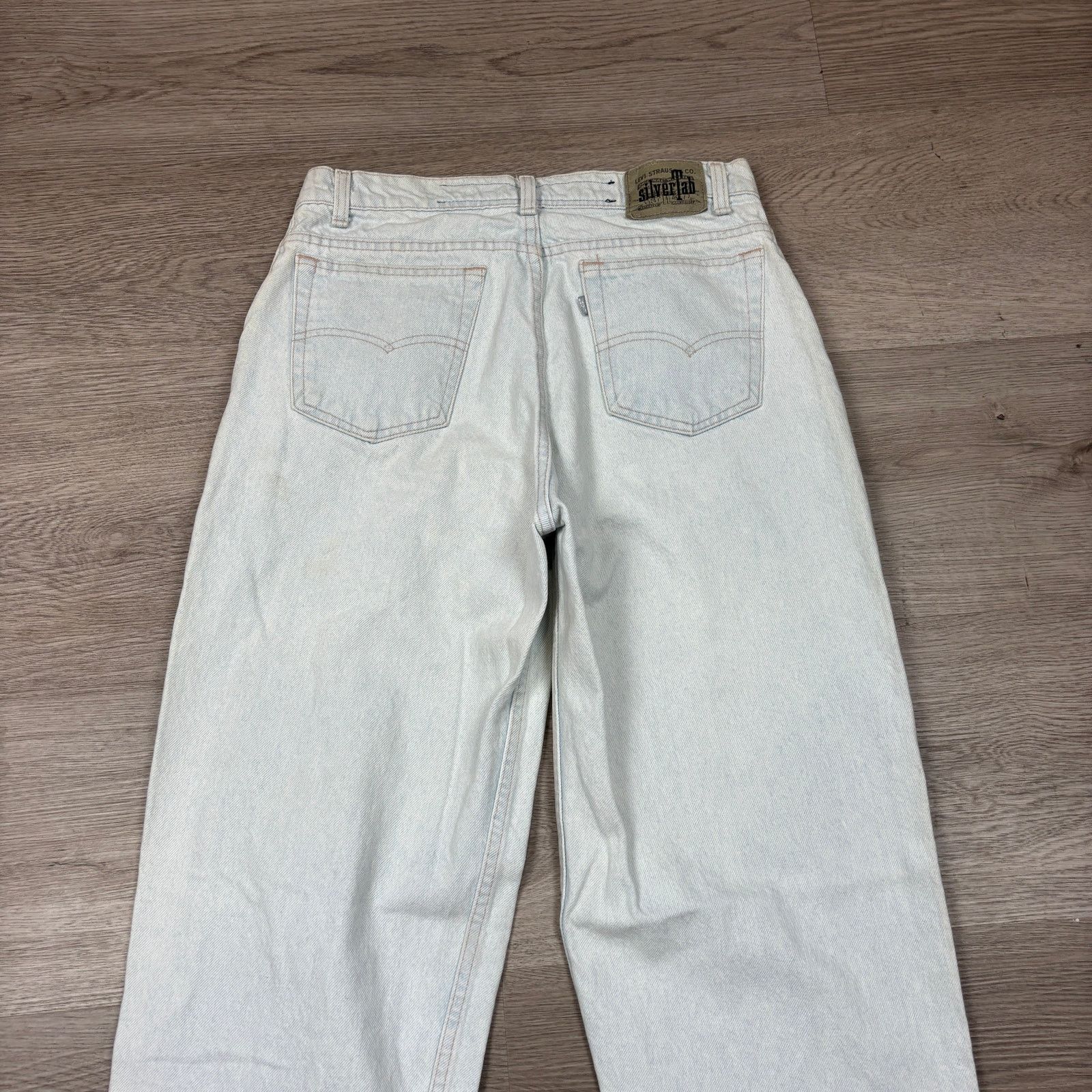 Levi's × Vintage VTG 90s Levi's Silvertab Loose Baggy Tapered Jeans 31x32 Y2K Size US 31 - 4 Thumbnail