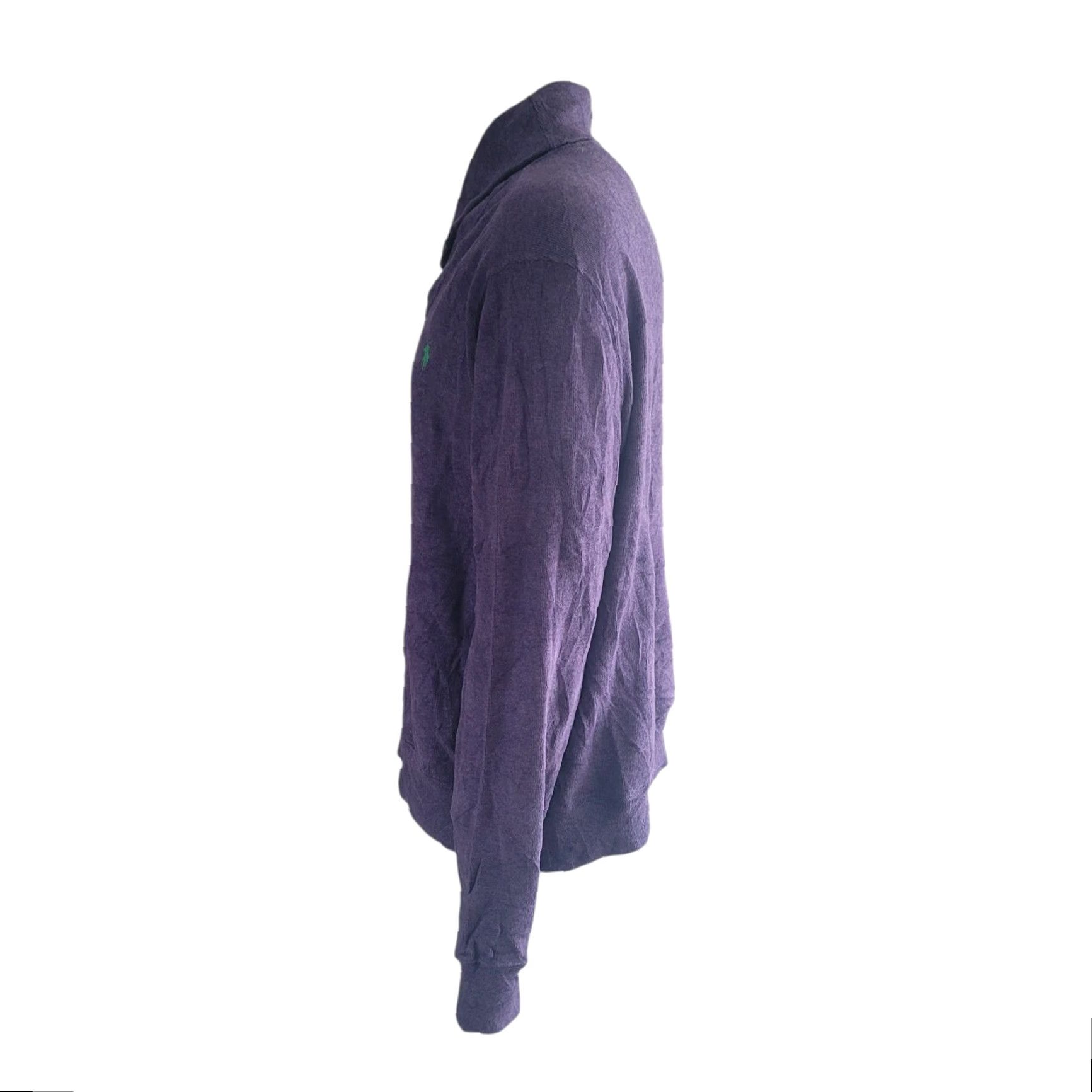 Polo Ralph Lauren Polo Ralph Lauren Purple XL Shawl Sweatshirt Mens Vintage Shawl Collar Pullover Cotton Derby Purple XL Polo Ralph Lauren Size US XL / EU 56 / 4 - 2 Thumbnail
