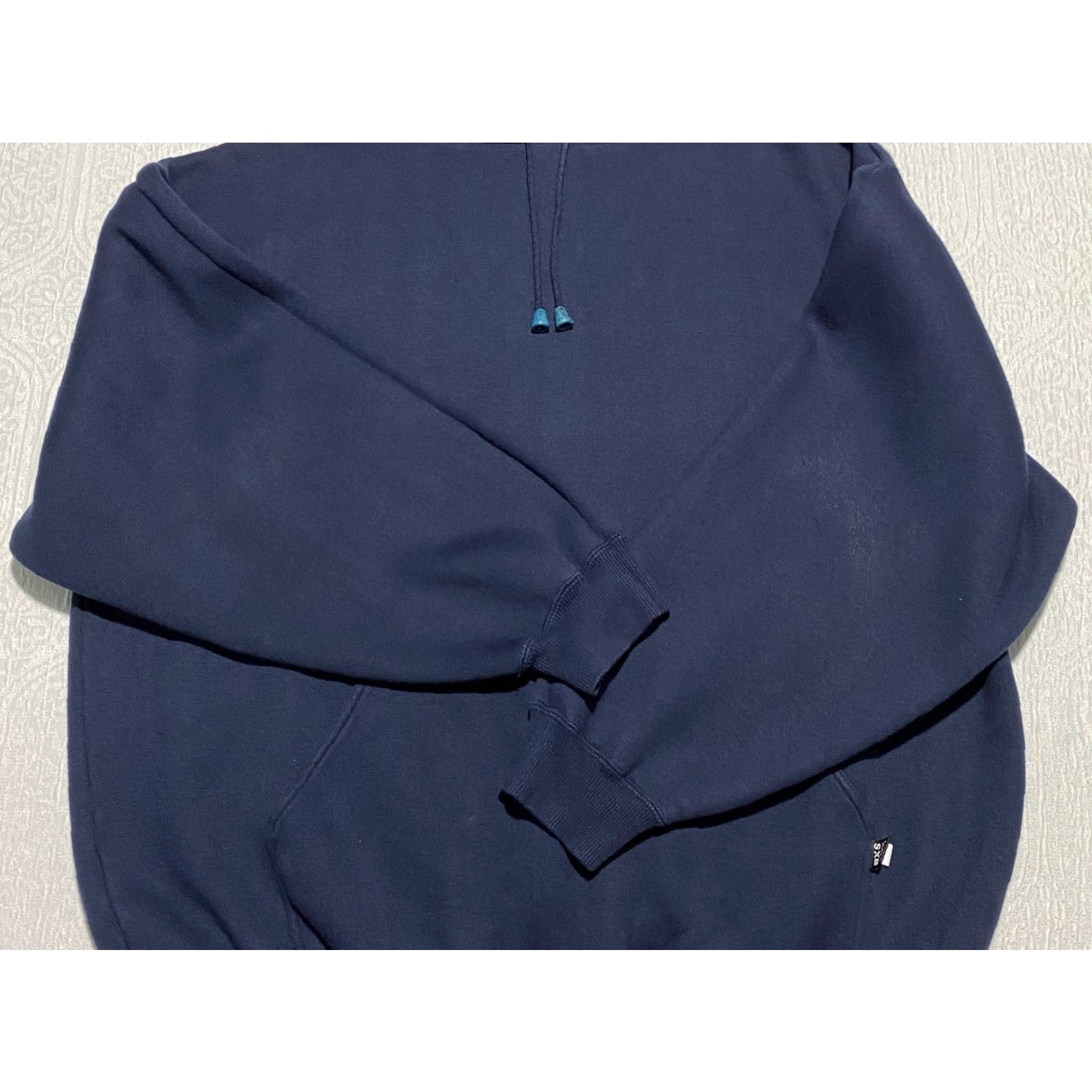 KangaROOS BXS Boom-X Sports Hoodie Mens XL Navy Blue Pullover Kangaroo Pocket Acrylic Warm Size US XL / EU 56 / 4 - 3 Thumbnail