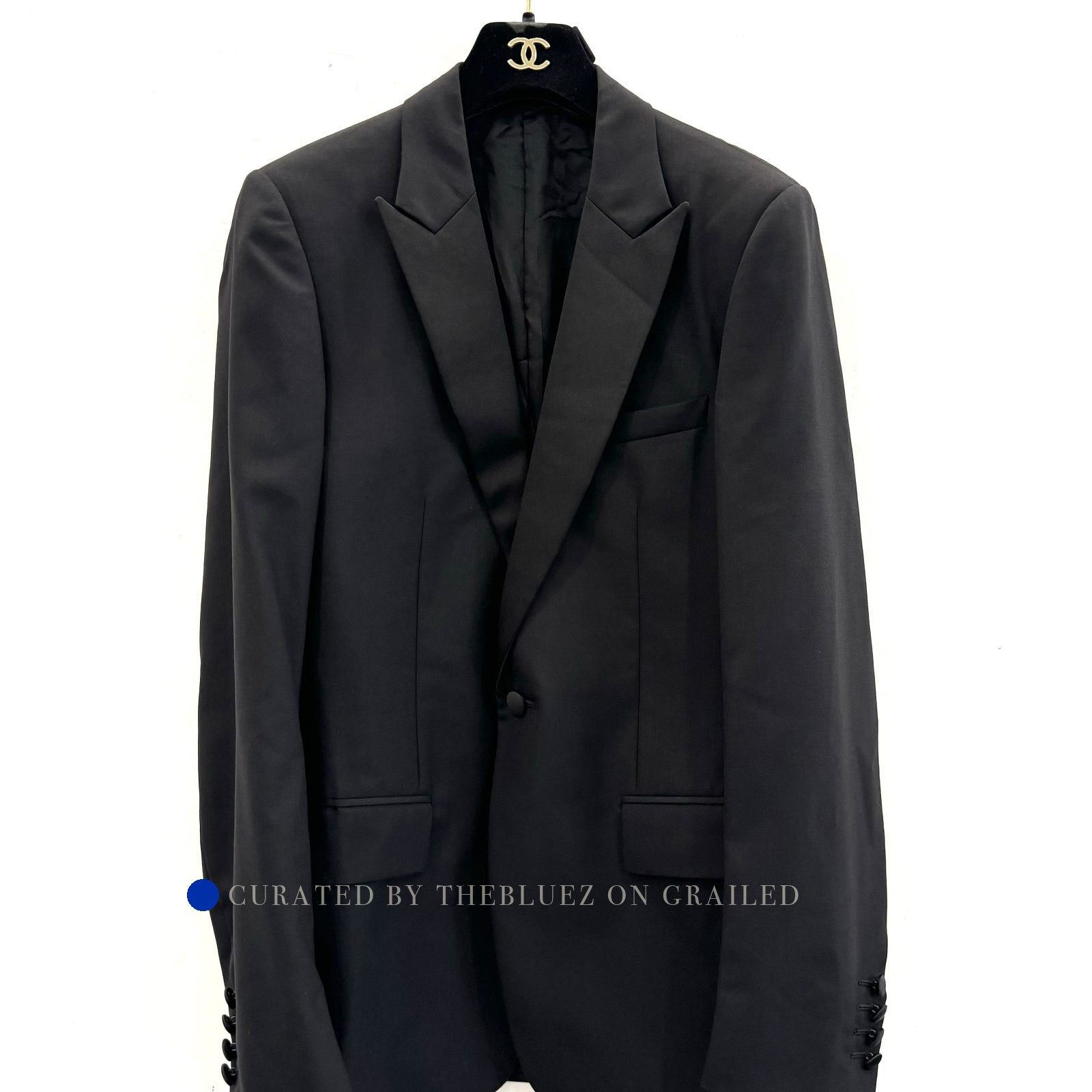 Dior Classic Black Wool Blazer Size US M / EU 48-50 / 2 - 1 Thumbnail
