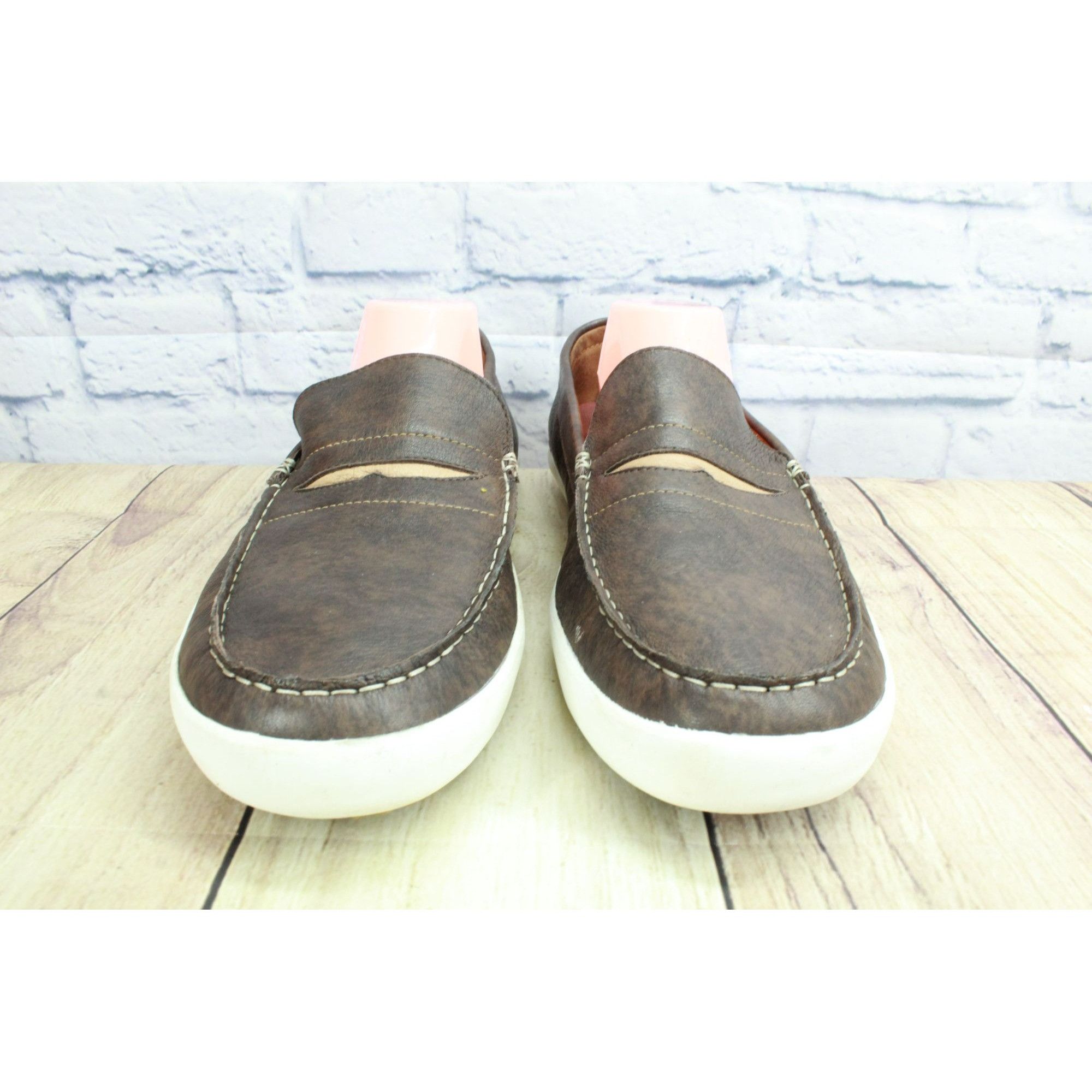 Leather LL Bean Mountainville Men's Slip On Penny Loafer Shoes Size US 13 / EU 46 - 4 Thumbnail