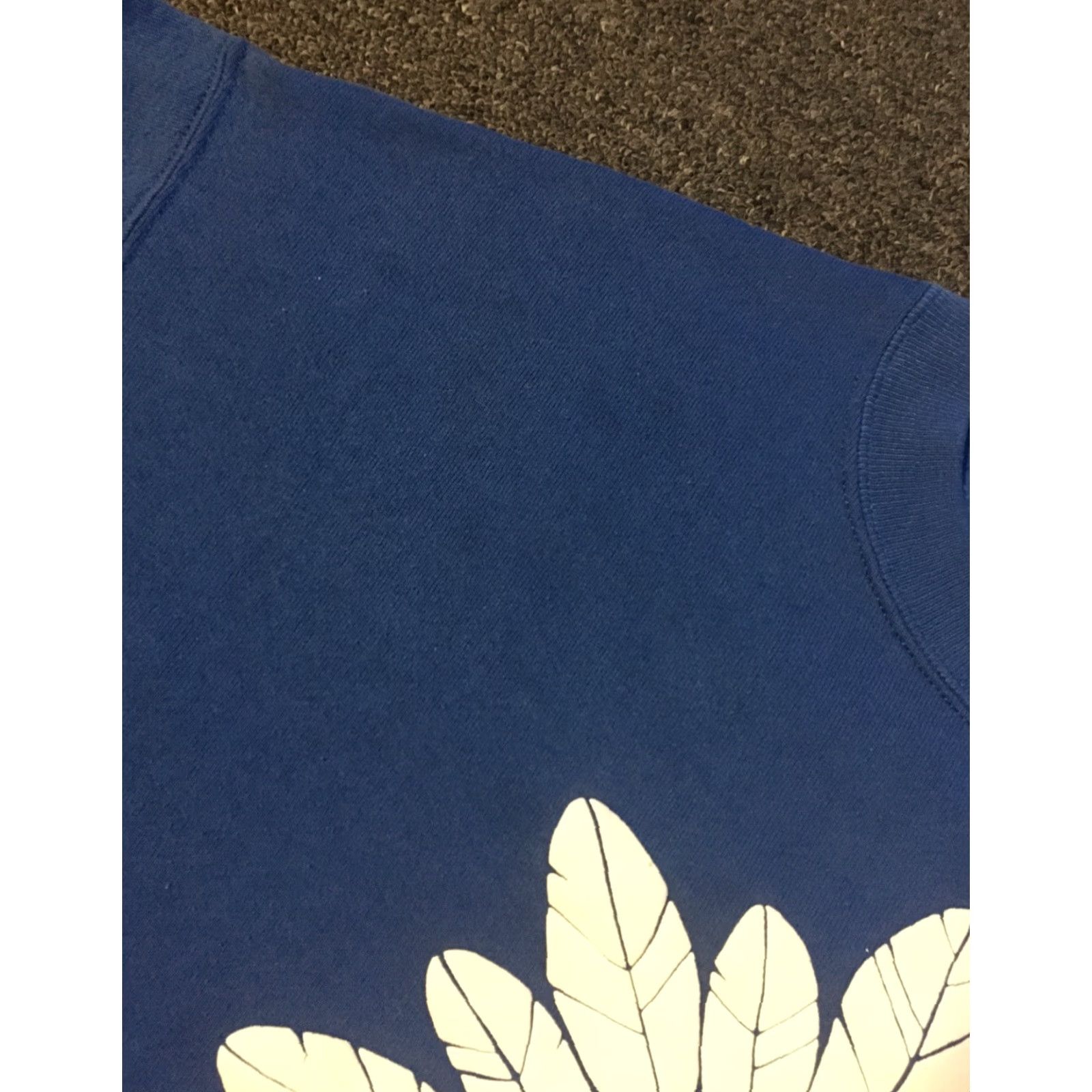 Russell Athletic VINTAGE Arizona Native Feather Mask Faded Distress Sweatshirt M Blue 90s Grunge Russell Athletic Men Sweatshirt Size US M / EU 48-50 / 2 - 5 Thumbnail