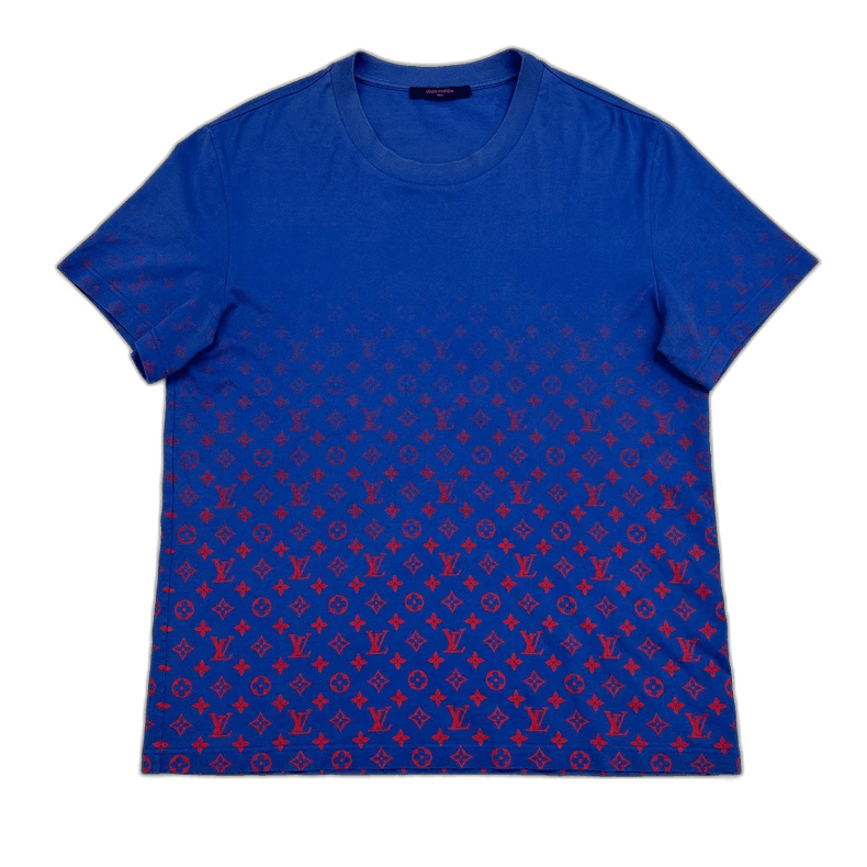 Louis Vuitton Louis Vuitton Blue Short Sleeve Shirt Size US XXL / EU 58 / 5 - 1 Thumbnail
