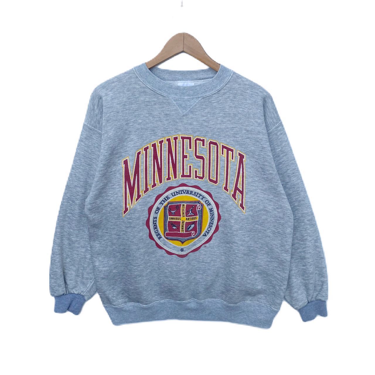 Vintage VINTAGE UNIVERSITY OF MINNESOTA SWEATSHIRT LARGE PULLOVER Size US L / EU 52-54 / 3 - 1 Thumbnail