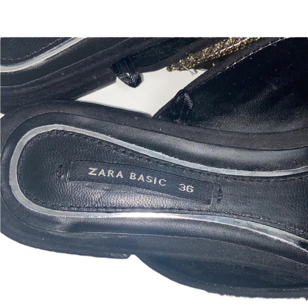 Zara Zara l Gold Fringe Pointed Toe Slip On Loafers Size 5.5/36 Size US 5.5 / IT 35.5 - 5 Thumbnail