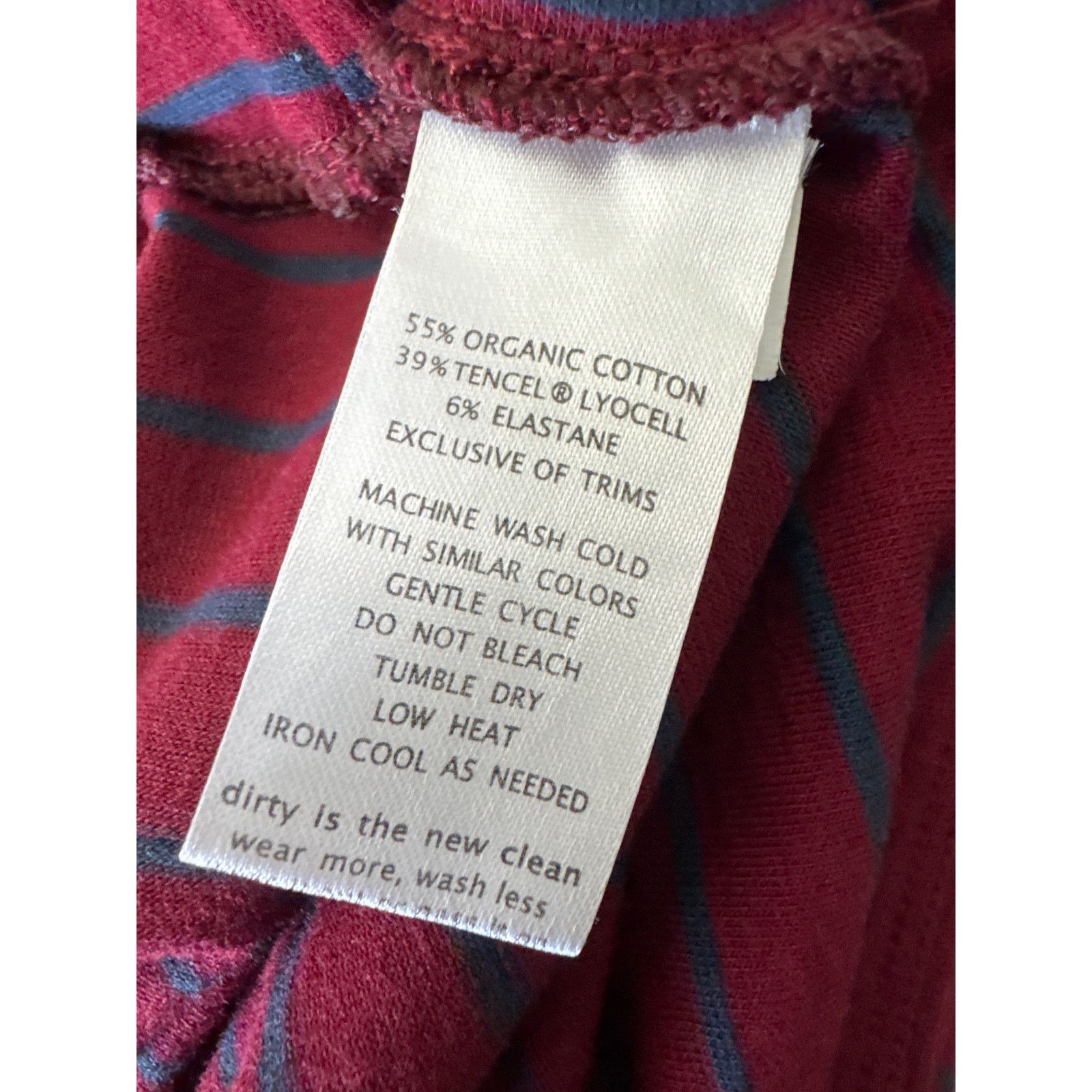 Toad&Co TOAD & CO Moxi Pencil Pull on Skirt Marron Red Stripe Size 26" / US 2 / IT 38 - 6 Thumbnail