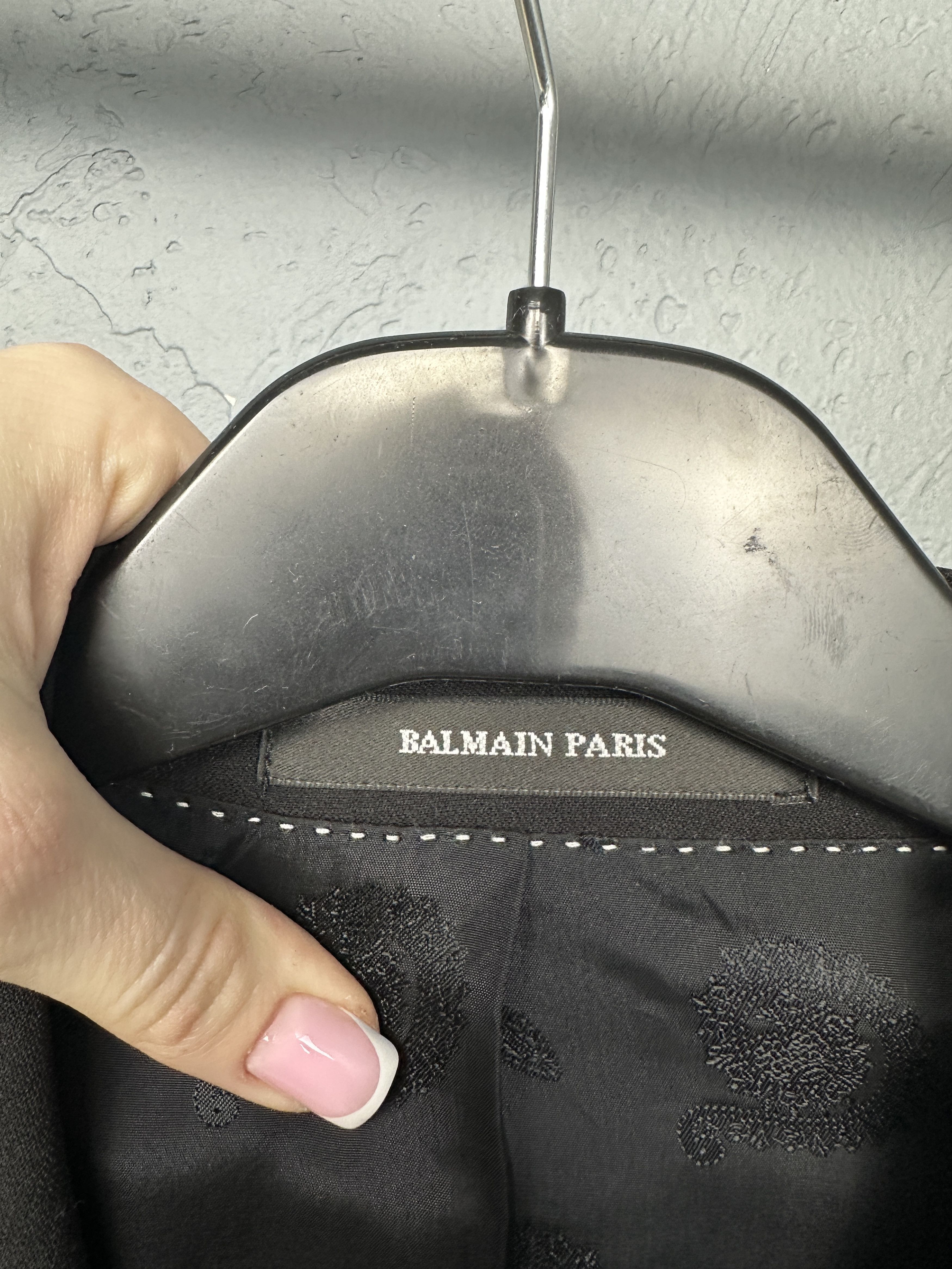 Balmain Balmain Mens Wool Blazer Jacket Size 40L - 3 Thumbnail