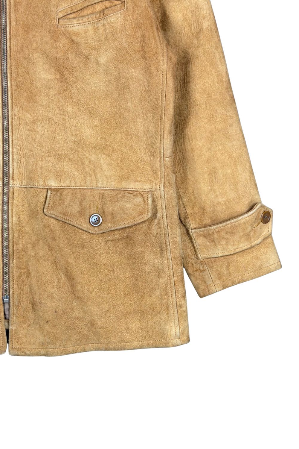 RRL Ralph Lauren fw99 RRL Double RL 3 Star Suede Ranch Jacket Tan Western Size US M / EU 48-50 / 2 - 5 Thumbnail