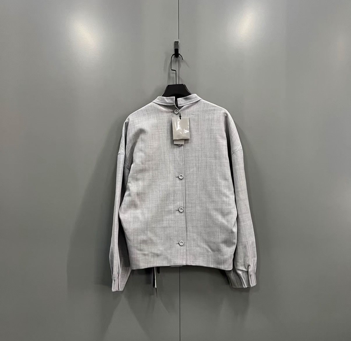 Dior Dior Light Grey Stand Collar Jacket J41 Size US M / EU 48-50 / 2 - 3 Thumbnail
