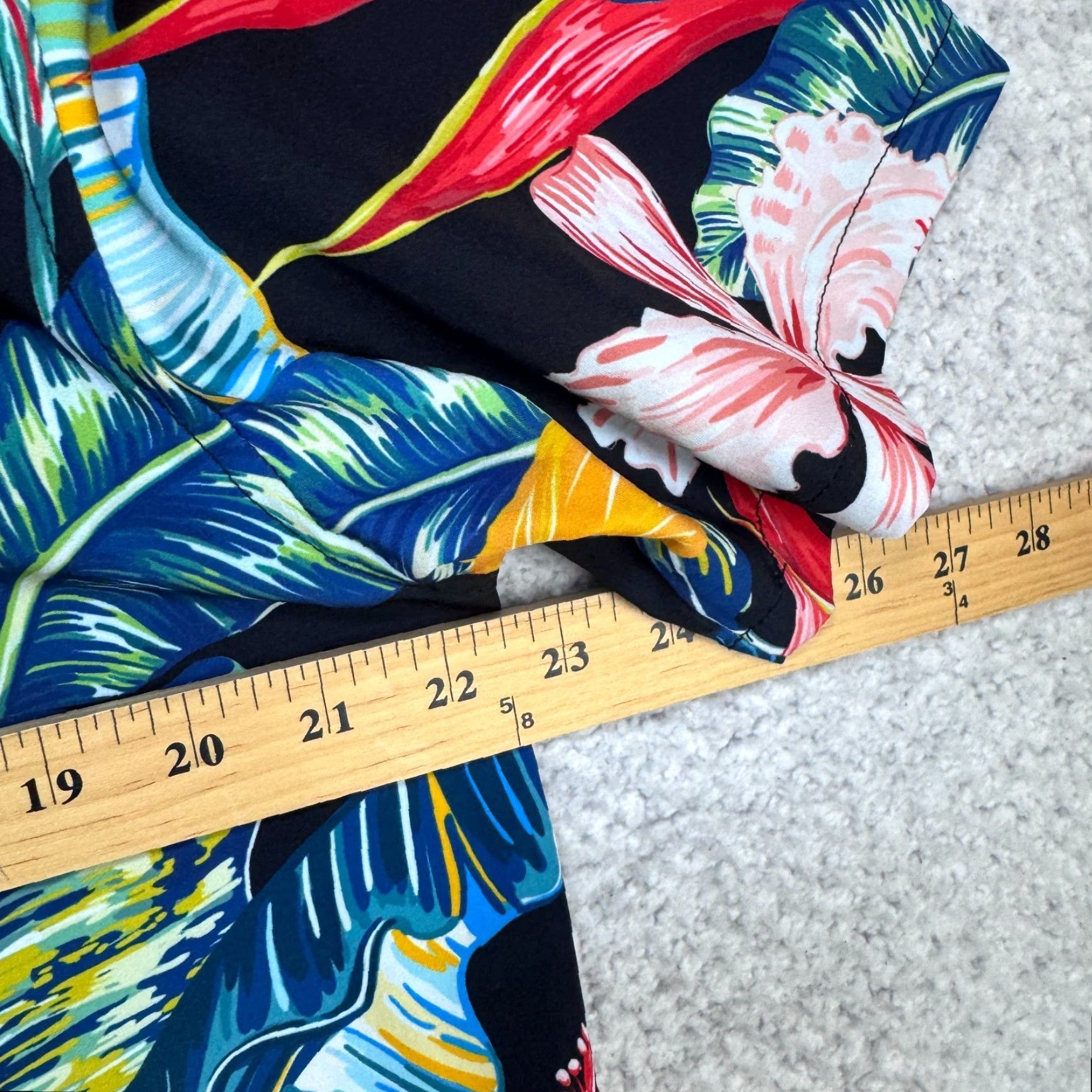 Vintage Beautiful Giant Hawaiian Floral Short Sleeve Button Casual Shirt Men's L Size US L / EU 52-54 / 3 - 6 Thumbnail