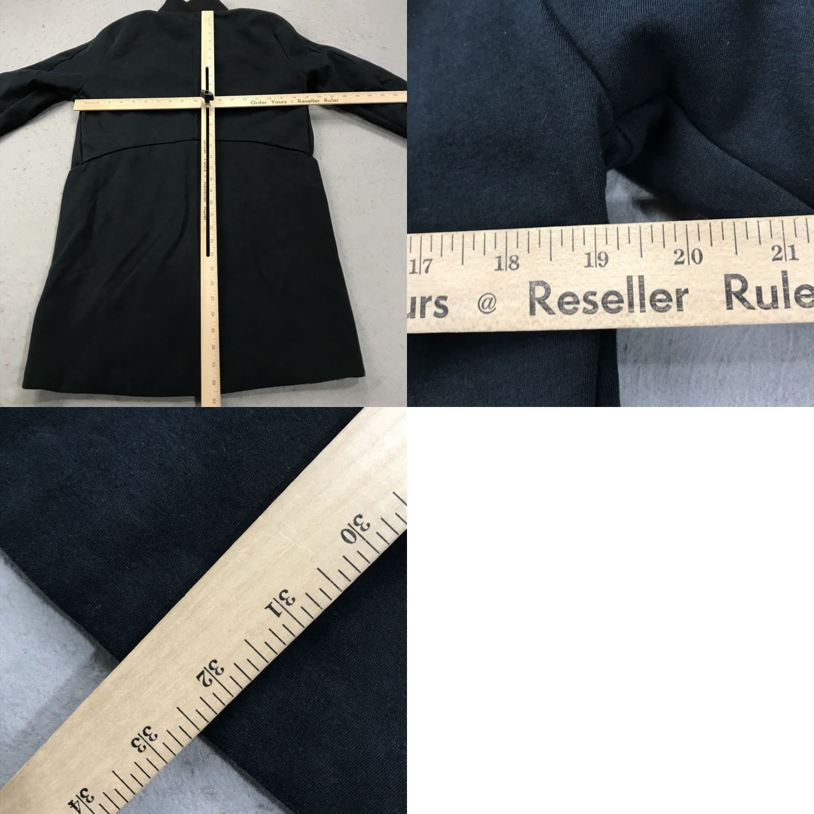 Nike Nike Tech Jacket Womens Small Black Sportswear Water Repellant Long Full Zip NSW Jacket Women S Black Athletic Athleisure Nike Full Zip Regular Womens Size S / US 4 / IT 40 - 8 Thumbnail