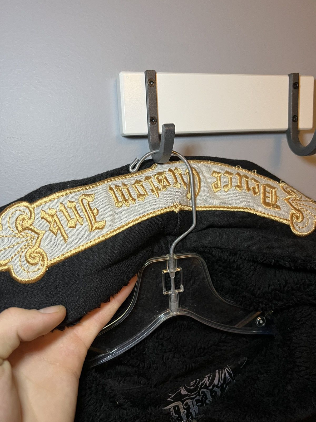 Other Vintage Dussault fur lined patchwork embroidered hoodie Size US XL / EU 56 / 4 - 16 Thumbnail