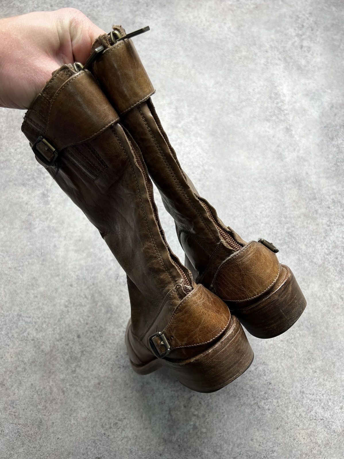 Belstaff Belstaff roadmaster moto belted boots with back zip Size US 8 / IT 38 - 11 Thumbnail