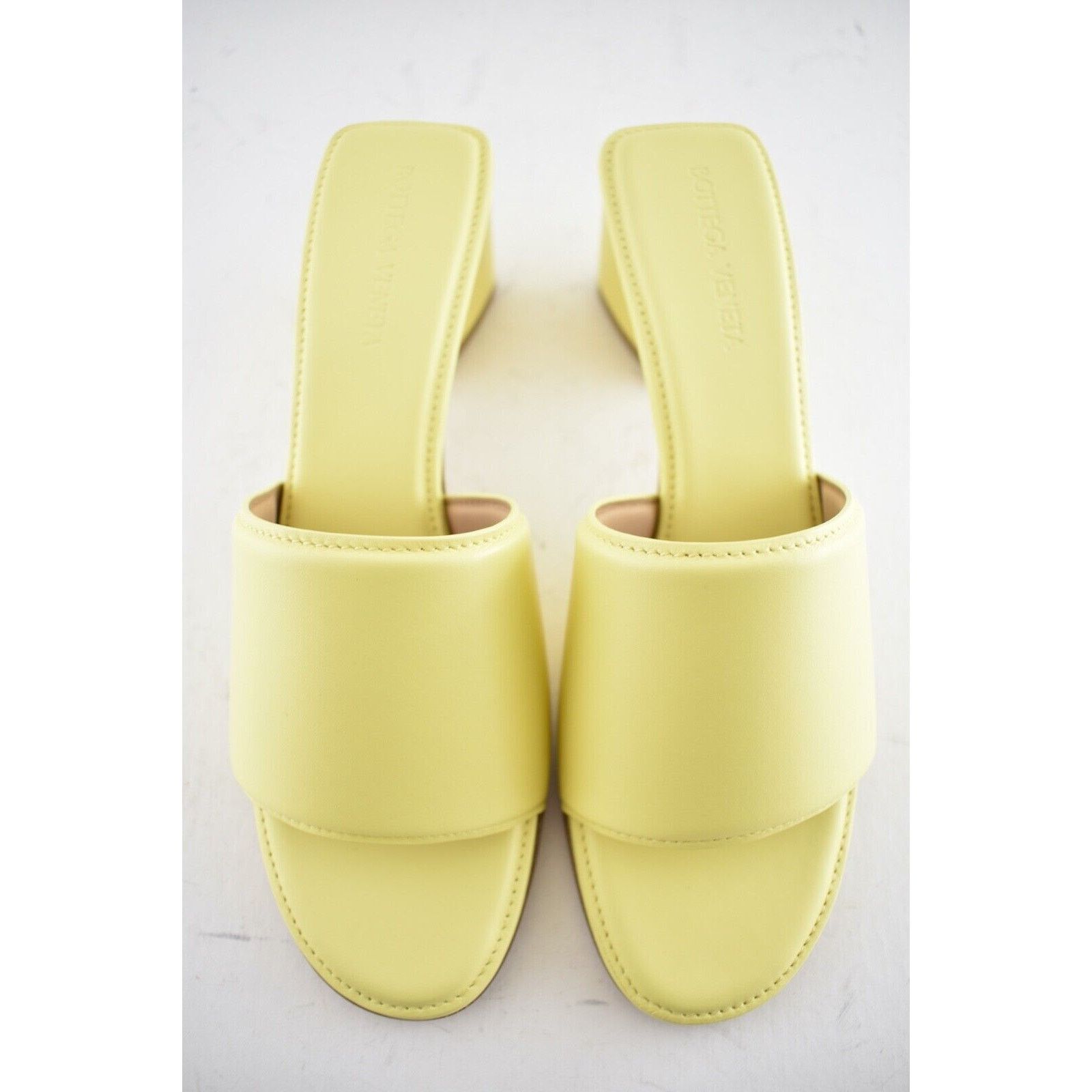 Bottega Veneta Bottega Veneta Band Lemonade Yellow Leather Sandal Size US 8 / IT 38 - 7 Thumbnail