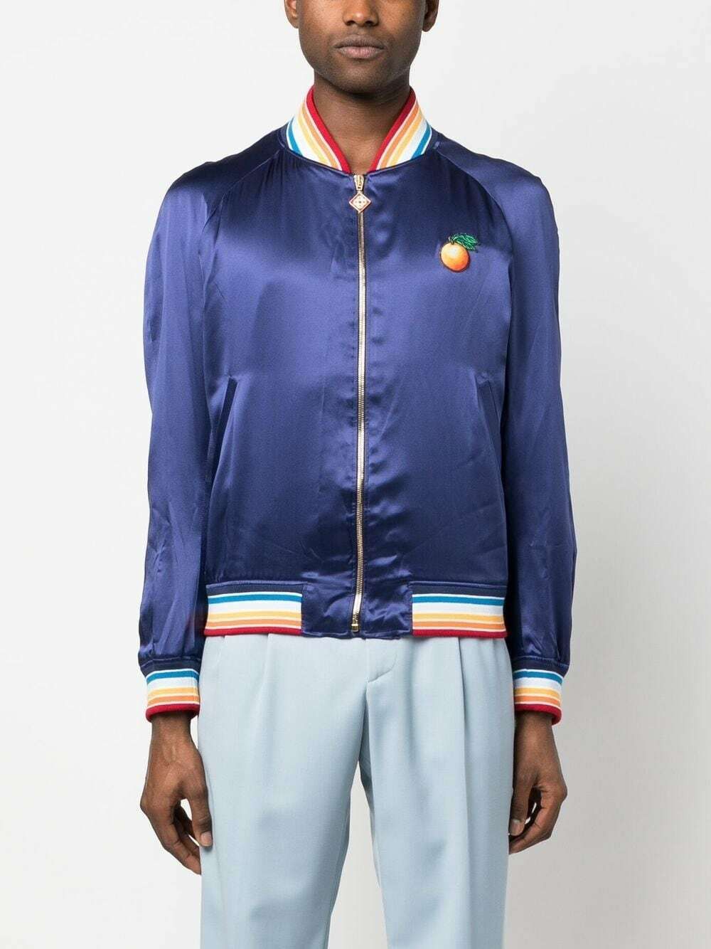 Casablanca o1y0526 Bomber Jacket in Multicolor Size US XL / EU 56 / 4 - 3 Thumbnail