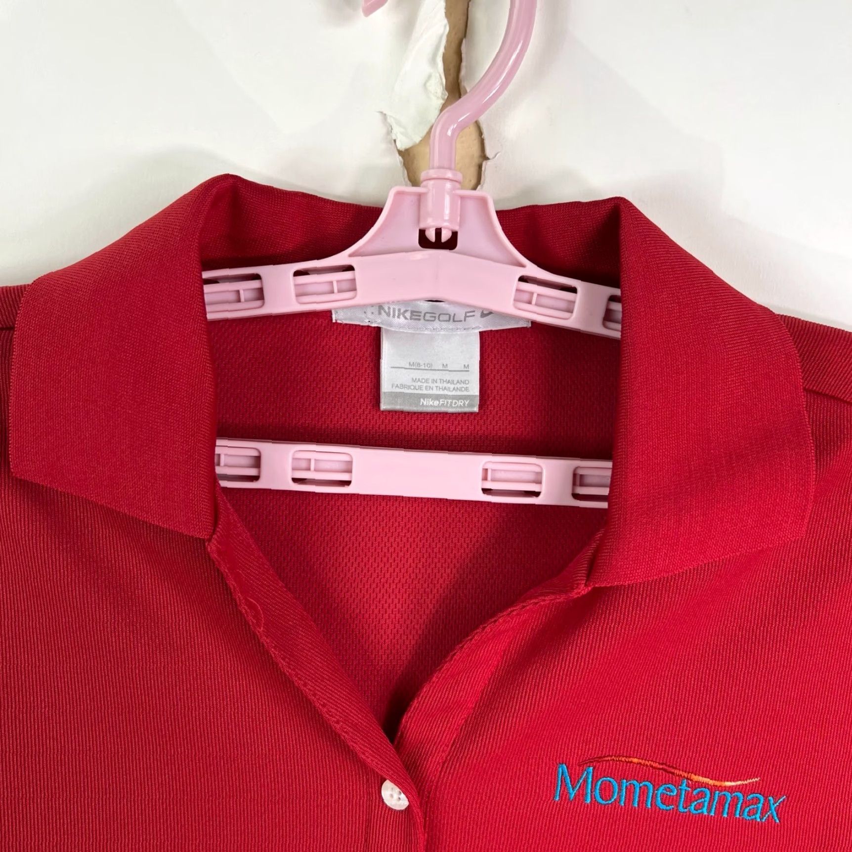 Nike Nike Polo Shirt Golf Fit Dry Womens Size M Red Mometamax Size M / US 6-8 / IT 42-44 - 4 Thumbnail