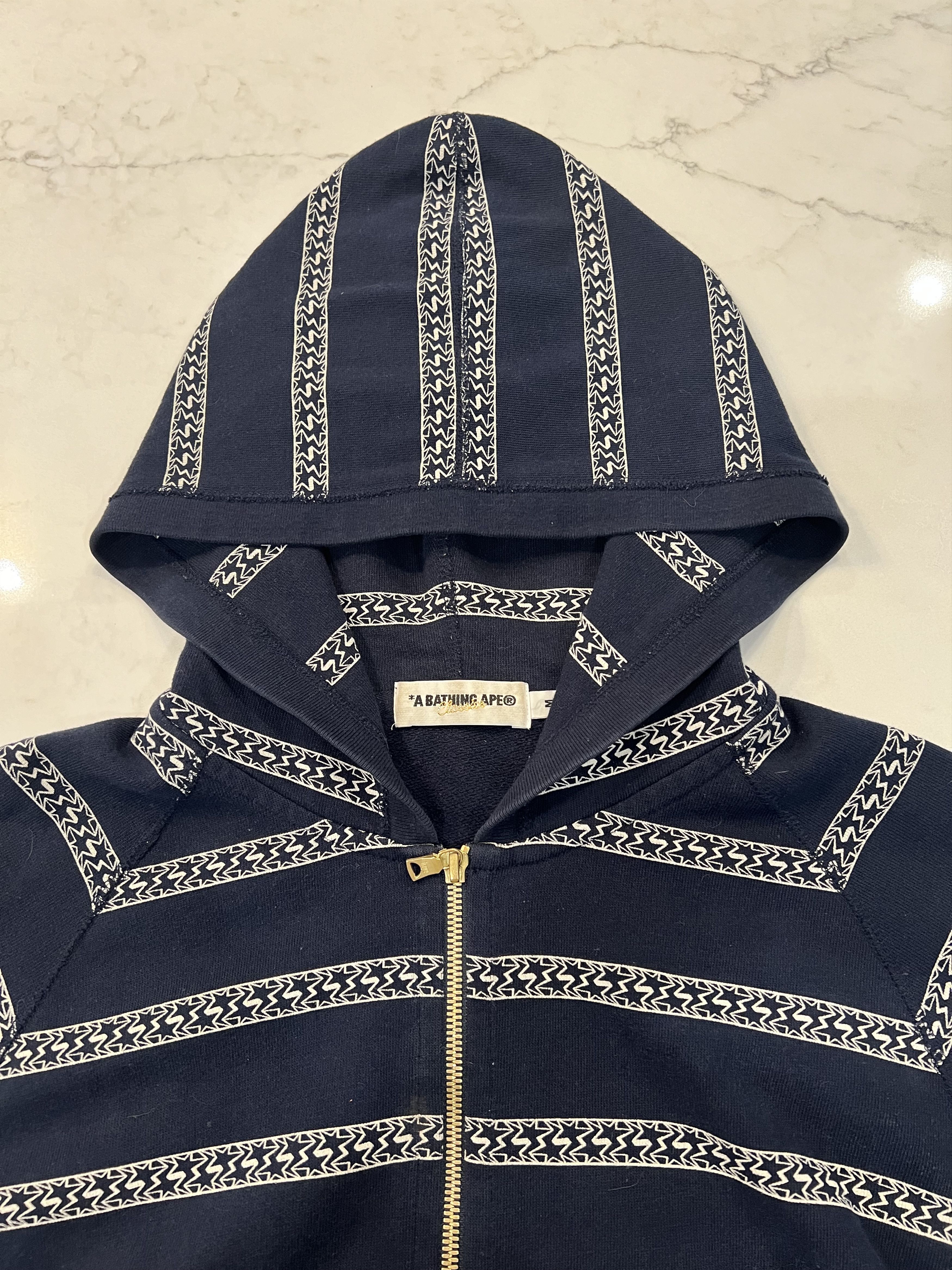 Bape Bapesta Stripe Hoodie Size US M / EU 48-50 / 2 - 3 Thumbnail