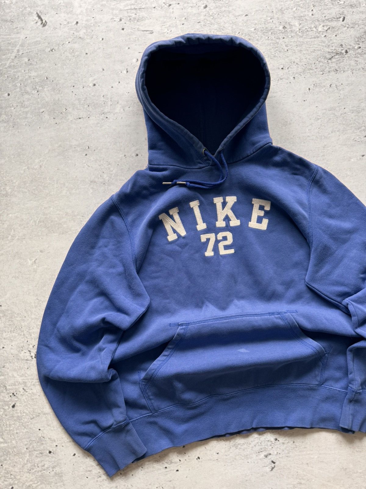 Nike × Vintage NIKE VINTAGE CENTER LOGO OVERSIZE BOXY HOODIE Size US M / EU 48-50 / 2 - 2 Thumbnail
