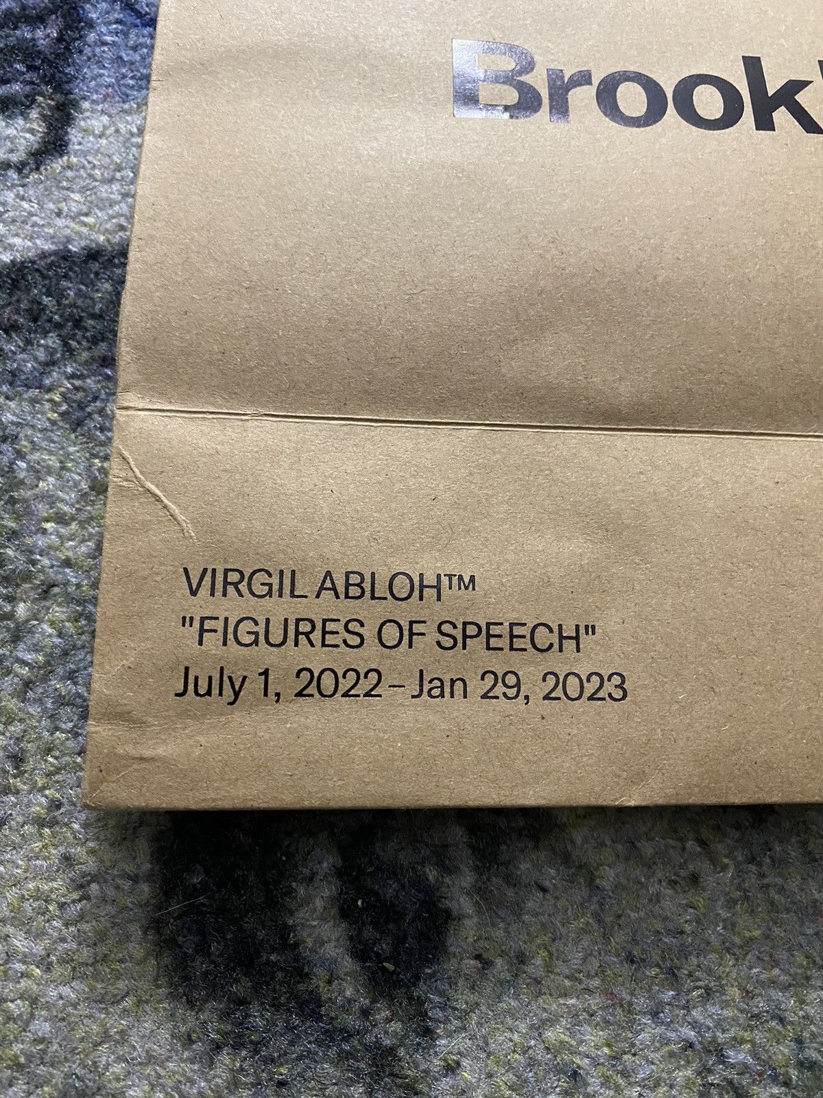 Virgil Abloh Virgil Abloh x Brooklyn Museum Shopping Bag Size ONE SIZE - 4 Thumbnail