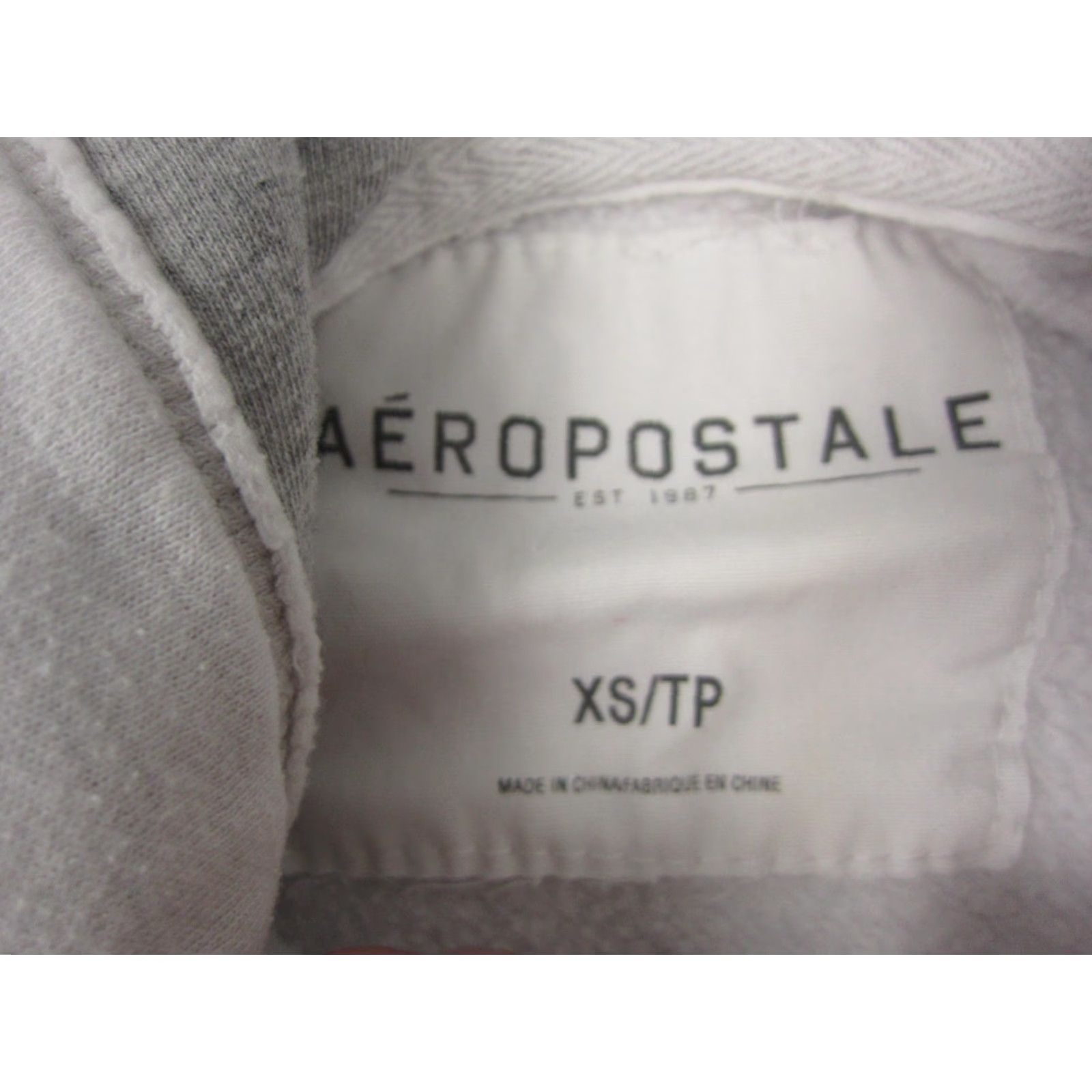 Vintage Aéropostale Hoodie Womens XS White Full Zip Sweatshirt Casual 90s Size XS / US 0-2 / IT 36-38 - 7 Thumbnail