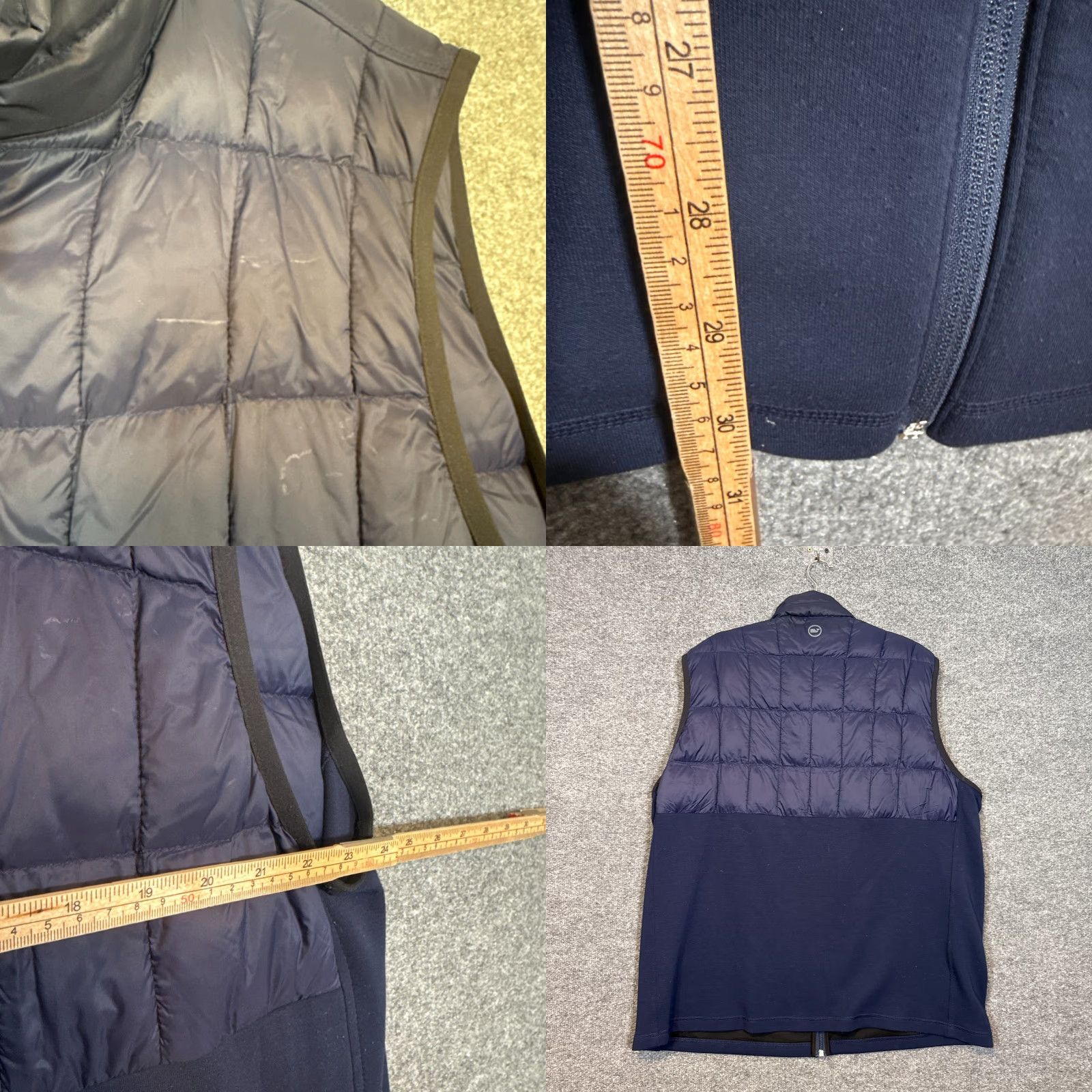 Vineyard Vines Vineyard Vines Vest Mens 2XL Blue OTG Shep On The Go Full Zip Up Windbreaker Performance OTG Men Vest Size US XXL / EU 58 / 5 - 8 Thumbnail