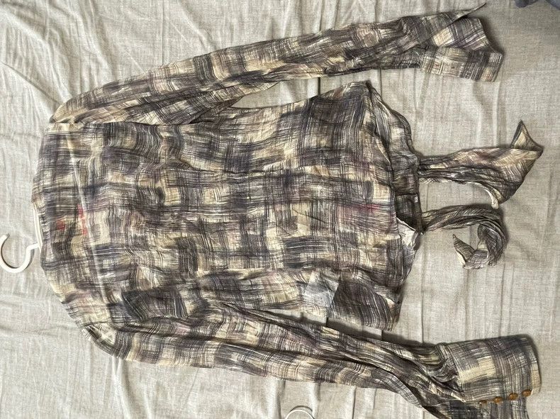 Other Vivienne Westwood Silk top with lake bow tie and strap shi Size S / US 4 / IT 40 - 3 Thumbnail