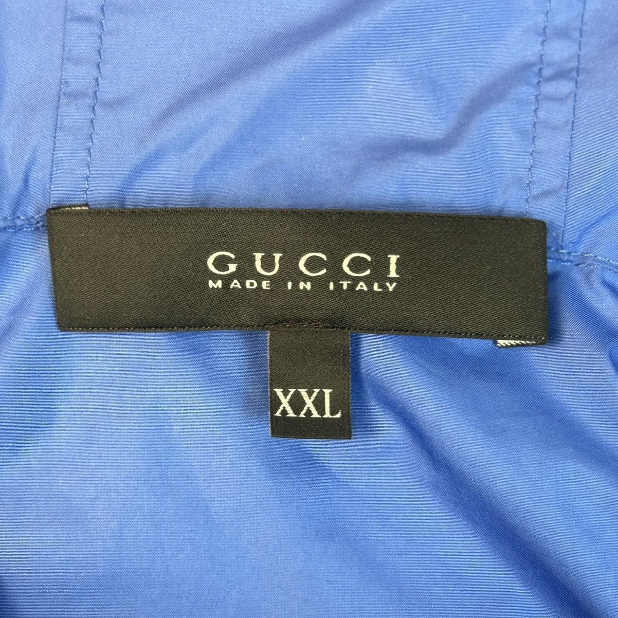 Gucci Luxury Gucci Light Jackets Jaquard Blue Rain Coat Size US L / EU 52-54 / 3 - 9 Thumbnail