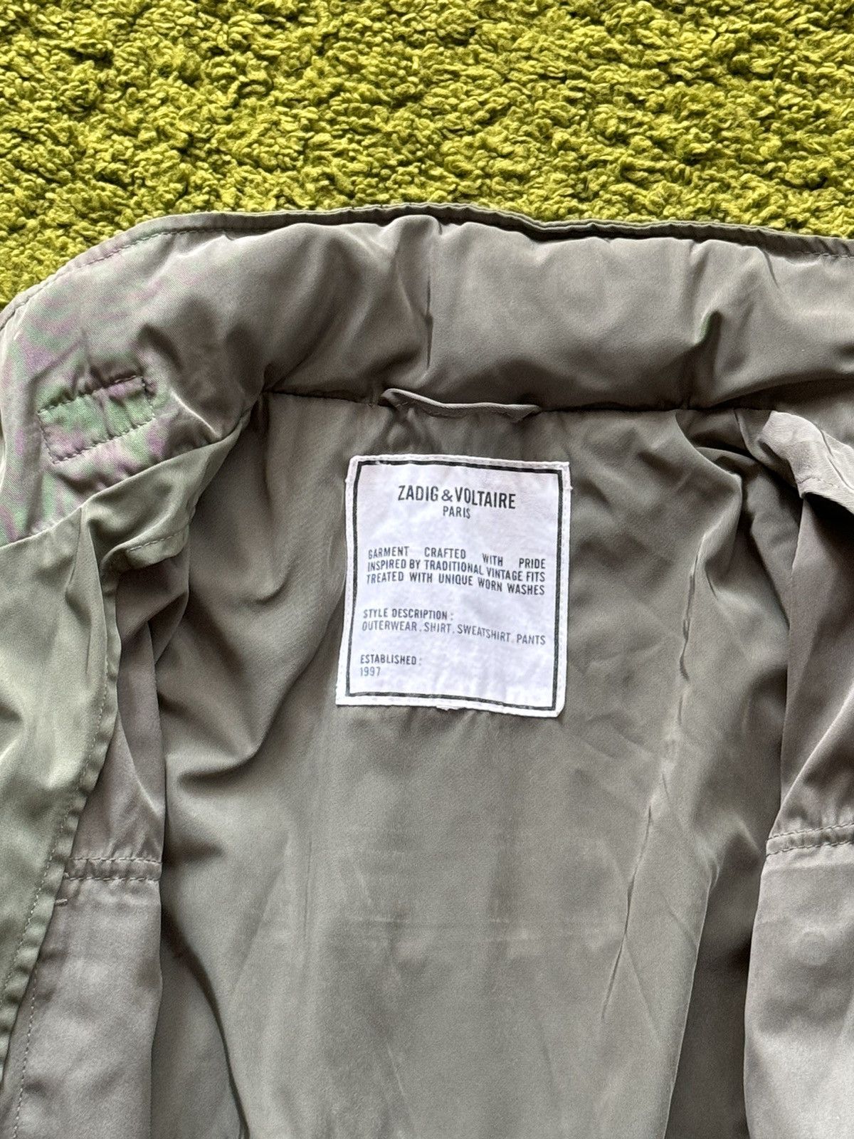 Designer × Zadig & Voltaire Zadig & Voltaire avant garde military style jacket Size XXS / US 00 / IT 34 - 4 Thumbnail