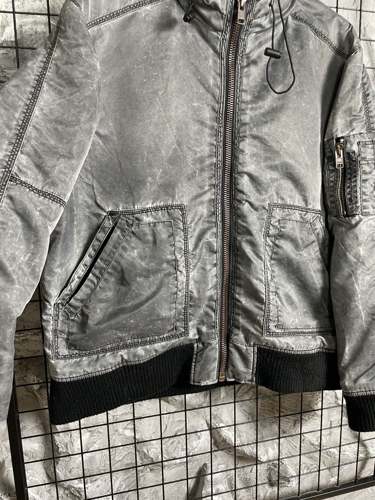 River Island Vintage Fade Fur Jacket Y2K If Six Was Nine LGB Archive Vibe Size US L / EU 52-54 / 3 - 7 Thumbnail
