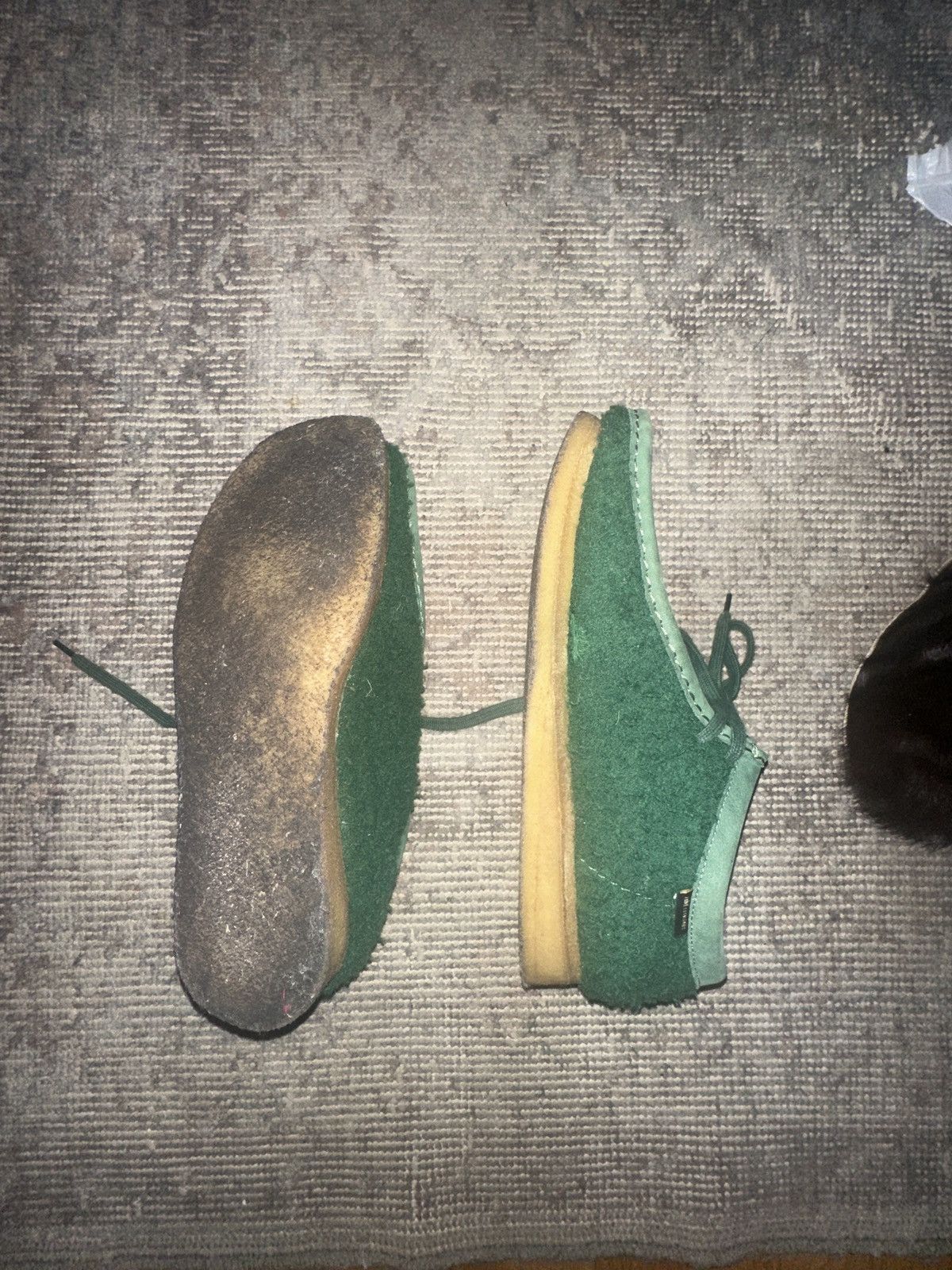Aime Leon Dore Aime Leon Dore X Clark’s Wallabee Wool Green Sz. 9 Size US 9 / EU 42 - 8 Thumbnail