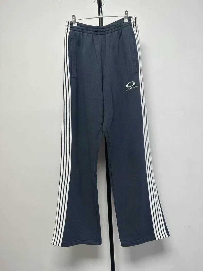 Balenciaga Balenciaga size XS Solid Striped Straight Knit Sports Pant Size US 27 - 1 Thumbnail