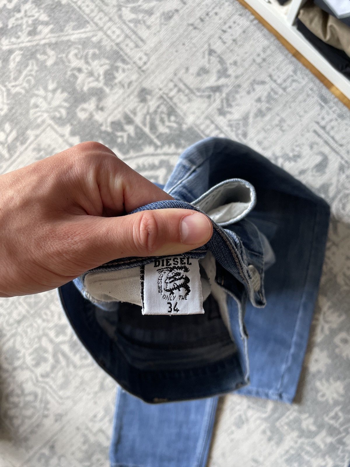 Diesel Diesel Vintage Jeans Faded Flared Wide Japanese Washed Y2K Size US 32 / EU 48 - 9 Thumbnail
