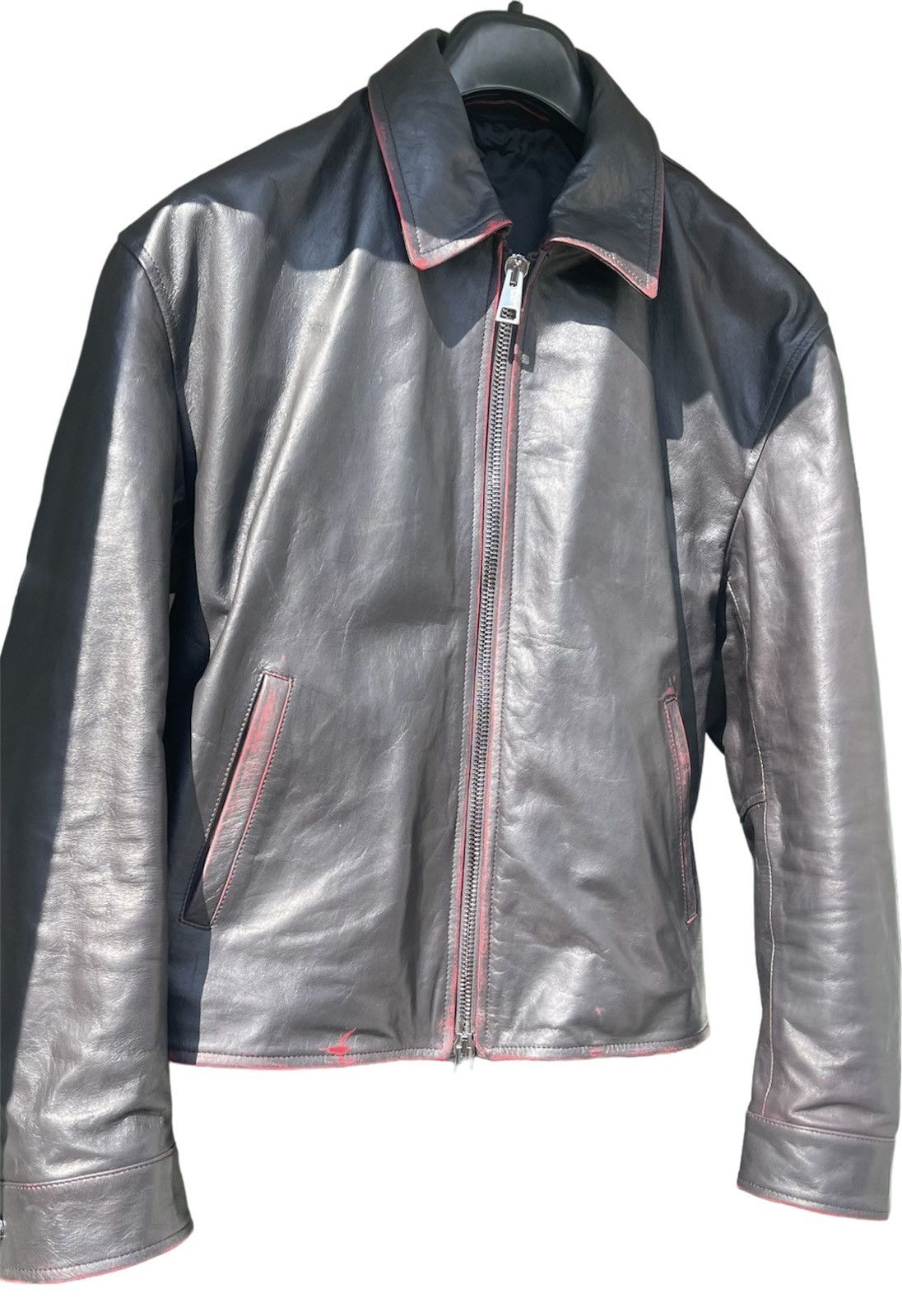 Designer × Genuine Leather 1/1 leather jacket sample made in Italy Size US M / EU 48-50 / 2 - 1 Thumbnail