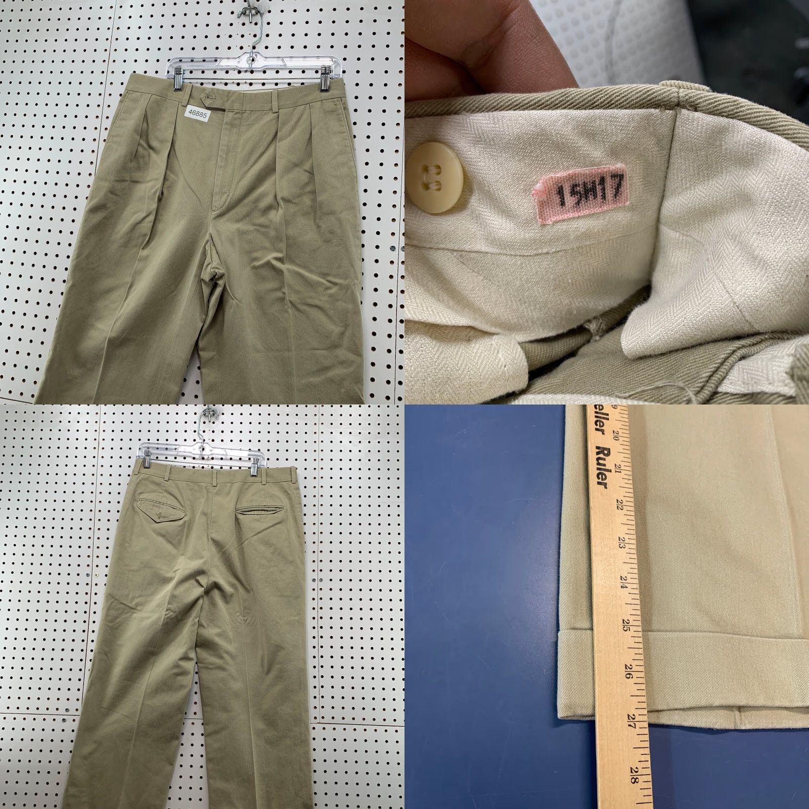 Paul Stuart **Vintage Paul Stuart Pleated Chino Pants Mens 34 Beige Mid Rise** User: **Vintage Paul Stuart Pleated Chino Pants Mens 34 Beige** Size US 34 / EU 50 - 8 Thumbnail