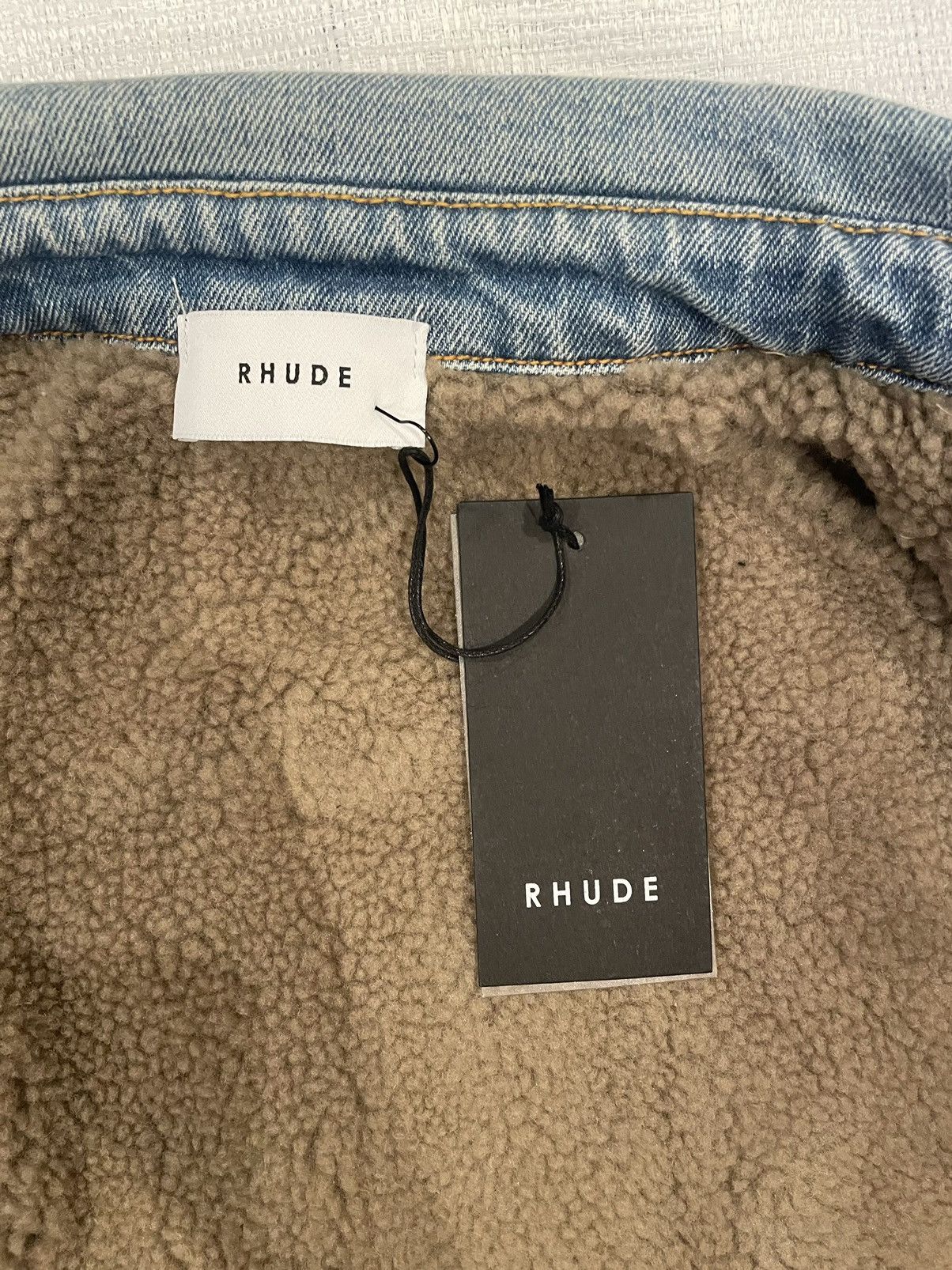 Rhude Rhude Denim Jacket Size US L / EU 52-54 / 3 - 5 Thumbnail