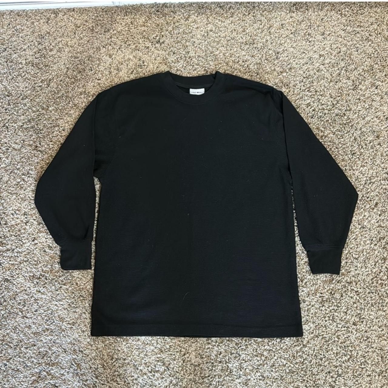 Vintage Black Long Sleeve Thermal Size US M / EU 48-50 / 2 - 1 Thumbnail